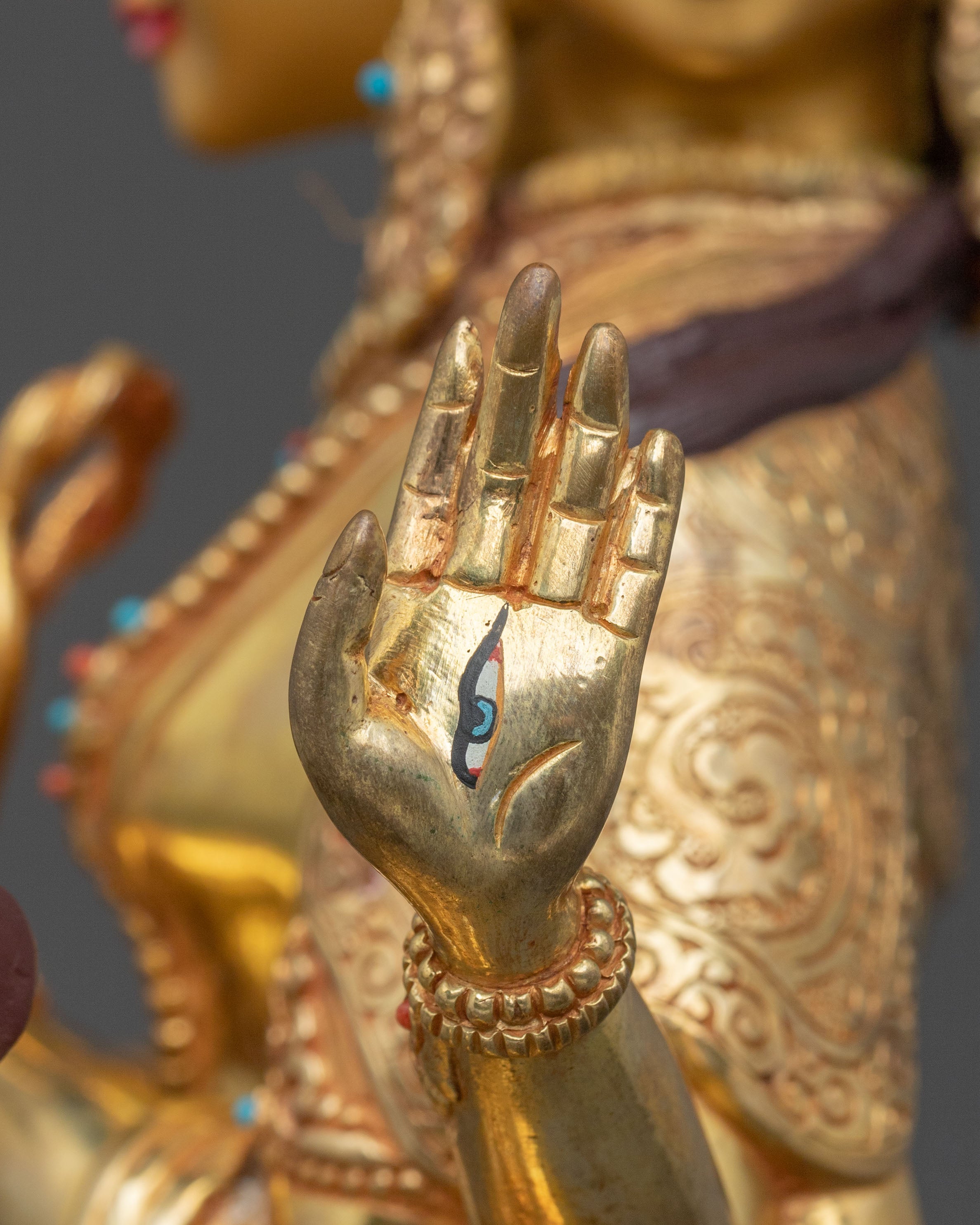 Tibetan Goddess Namgyalma Statue | Longevity Deity