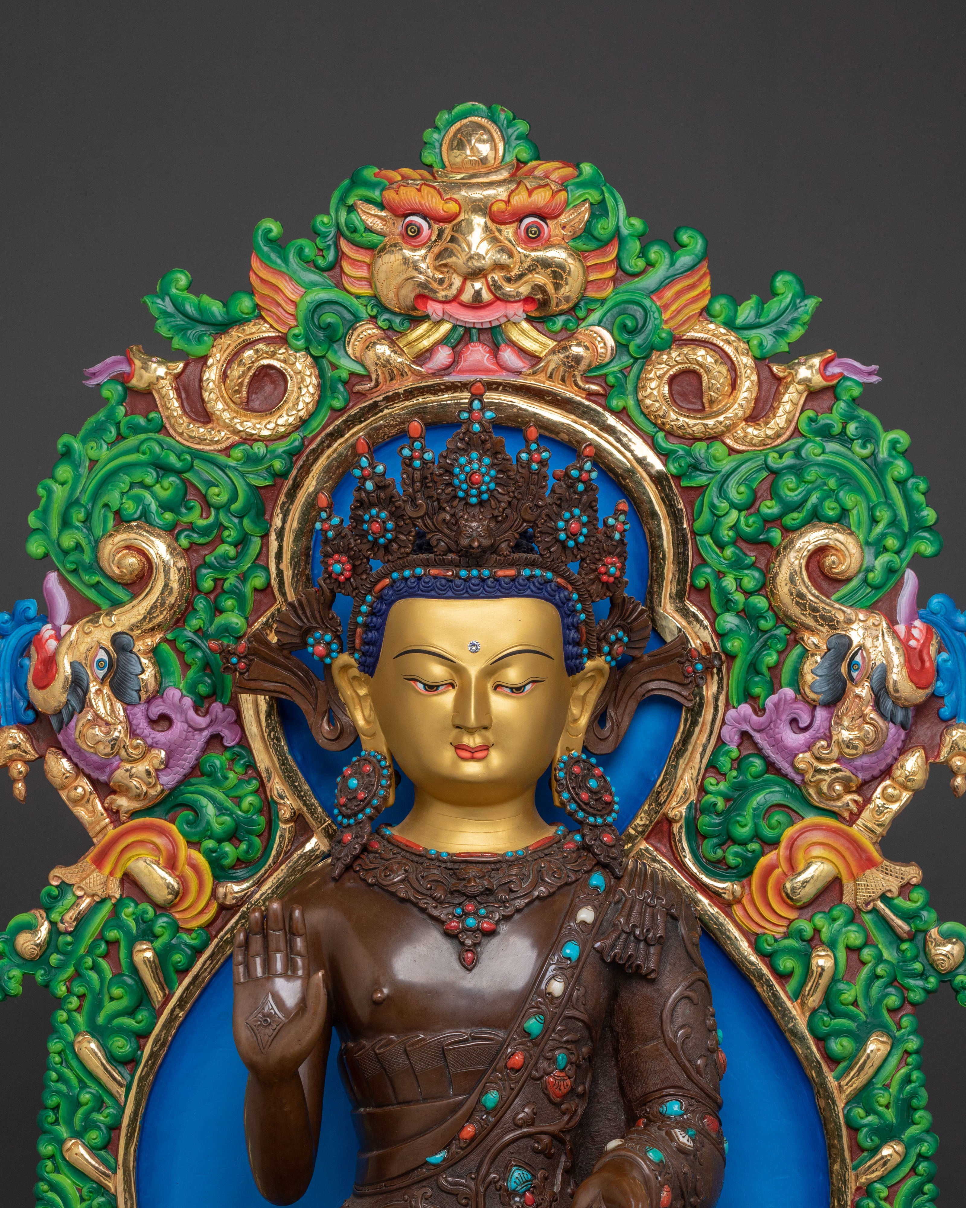 Dipankara Buddha Sacred Figurine | Symbol of Wisdom and Enlightenment