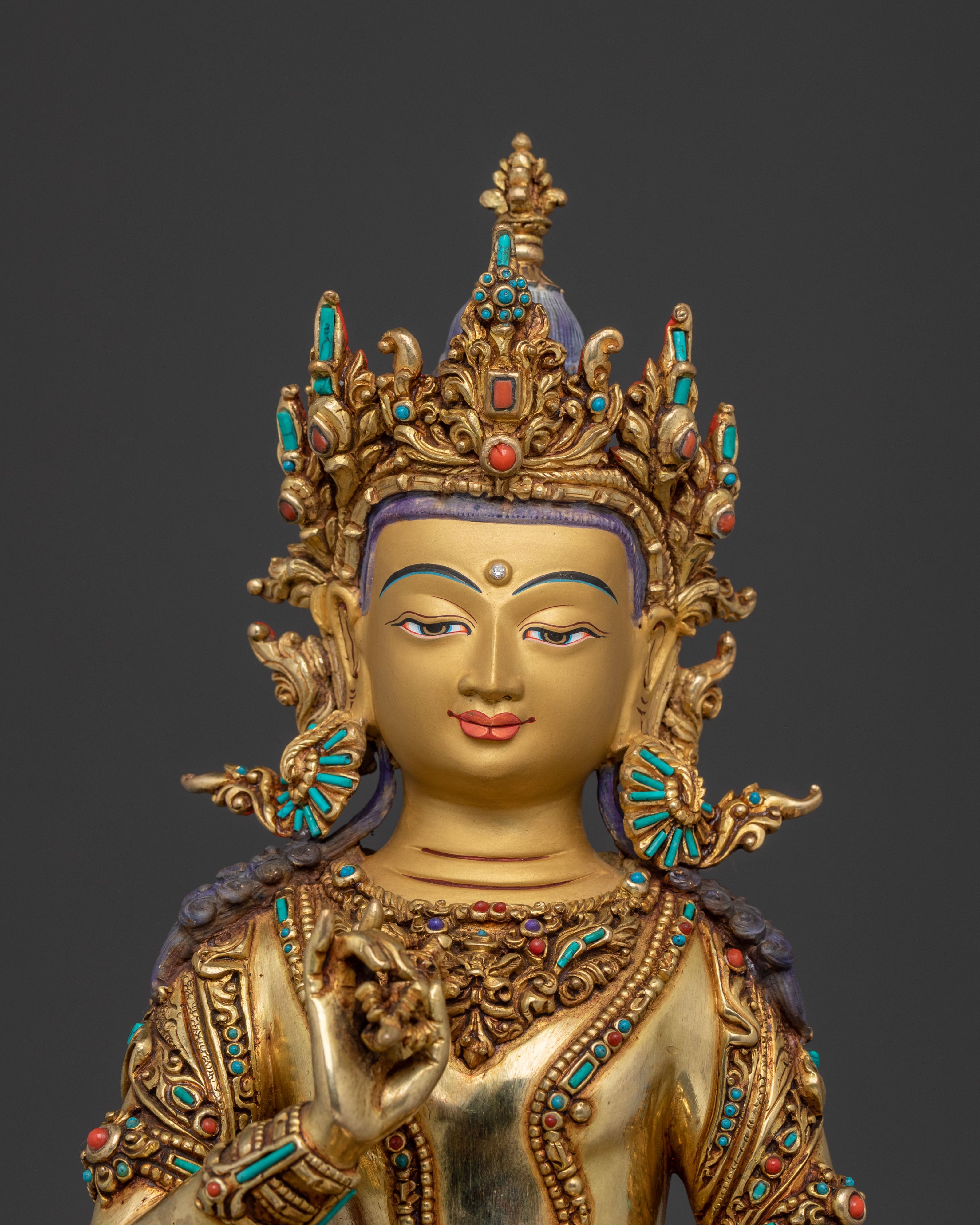 Sacred Vajrasattva Golden Statue: Ultimate purification