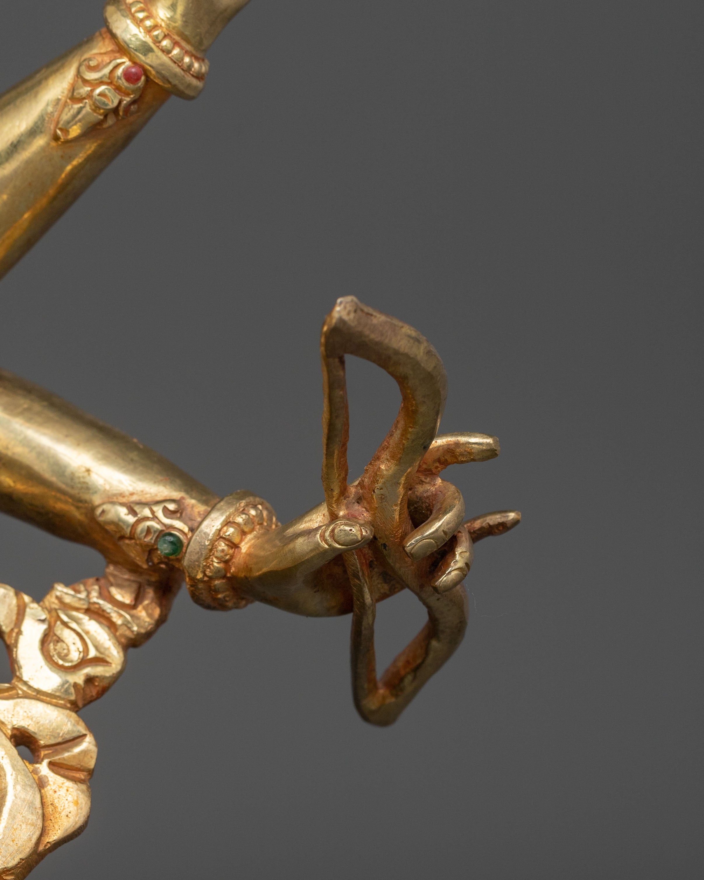 Dakini Namgyalma Statue | 24K Gold Gilded Figurine