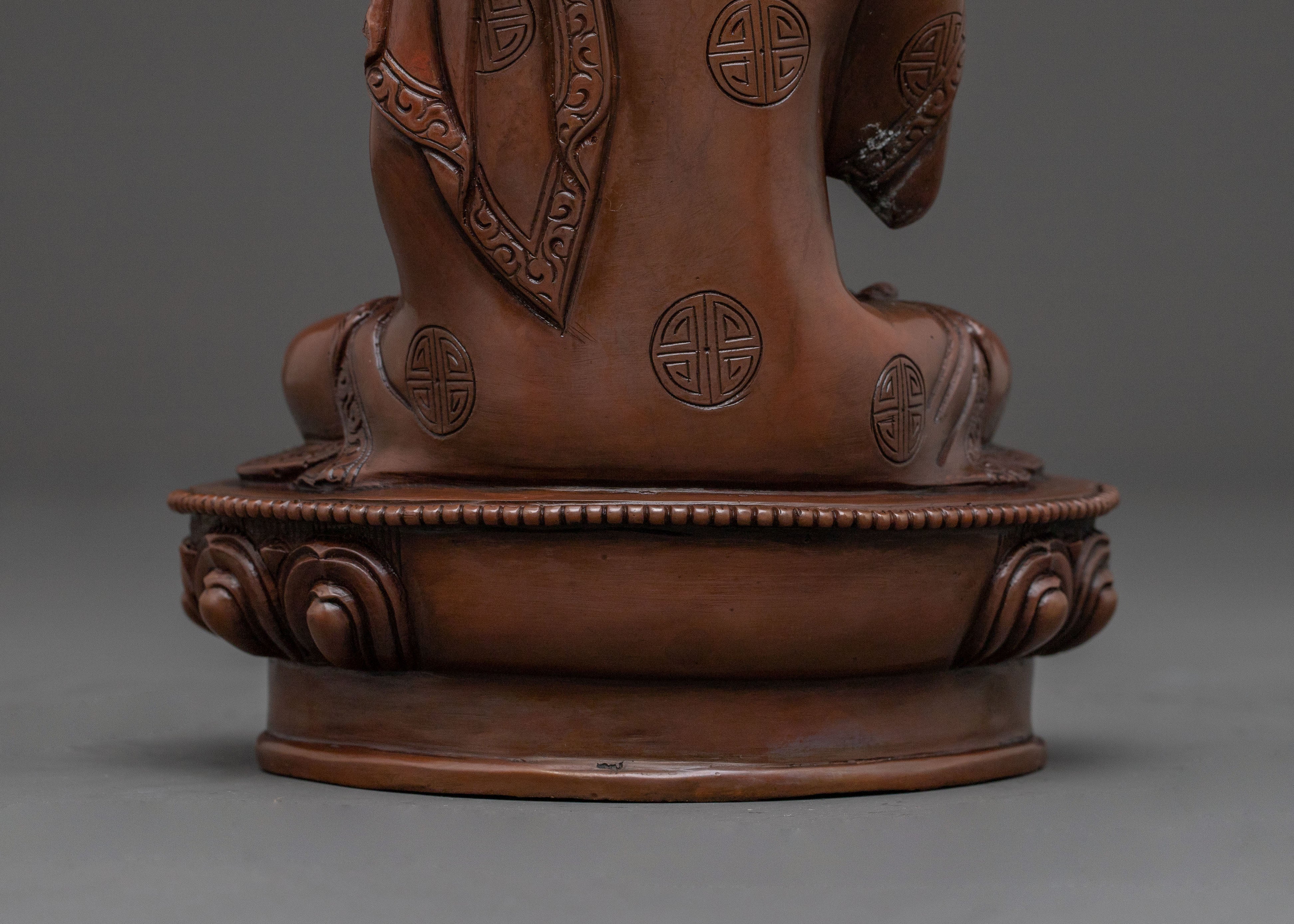 Tsongkhapa with Disciples Handcrafted Statue | Home Decor