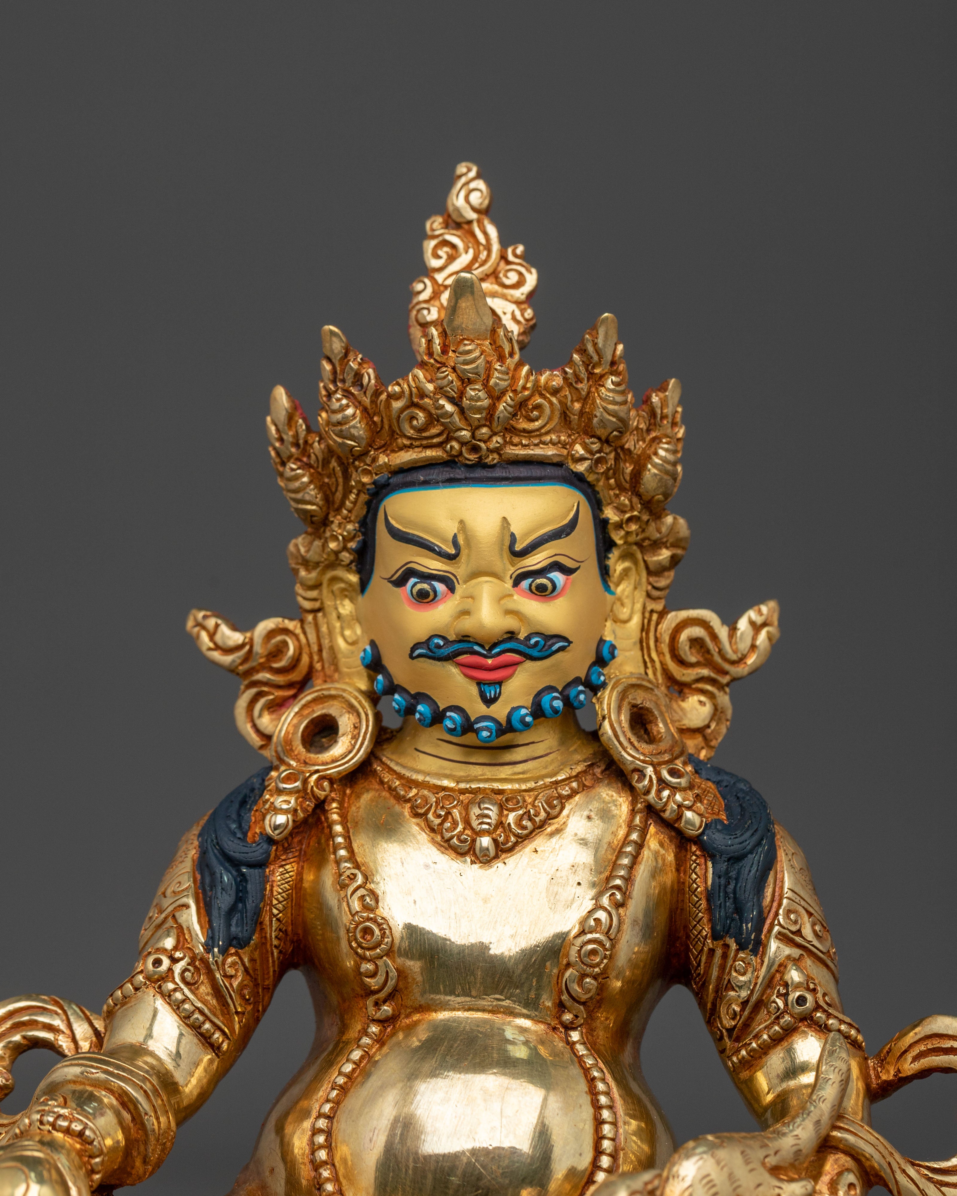 Tibetan God Dzambhala Statue | Tibetan Wealth God