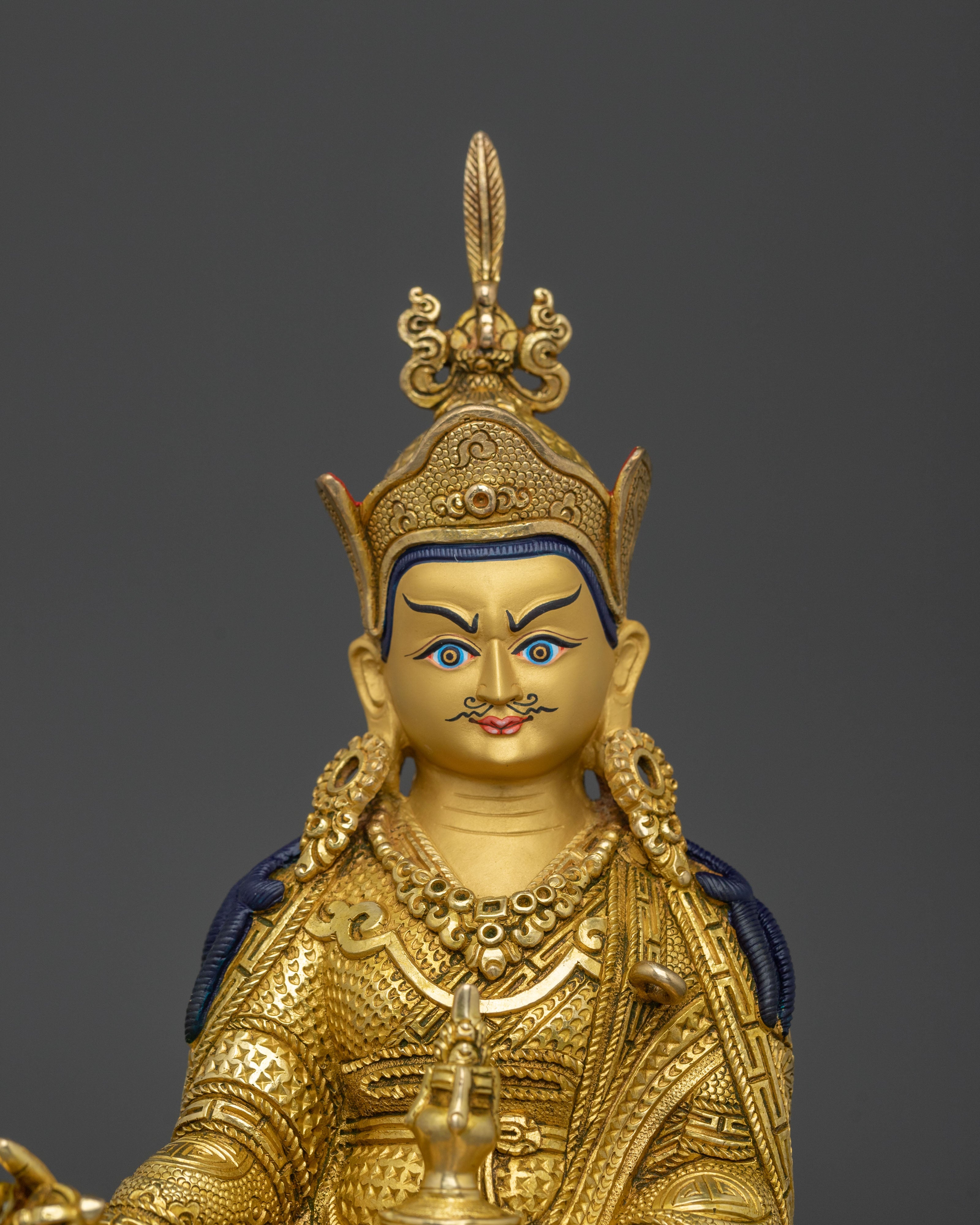 Guru Rinpoche Buddhist Shrine Statue | Buddhist Shrine Sculpture