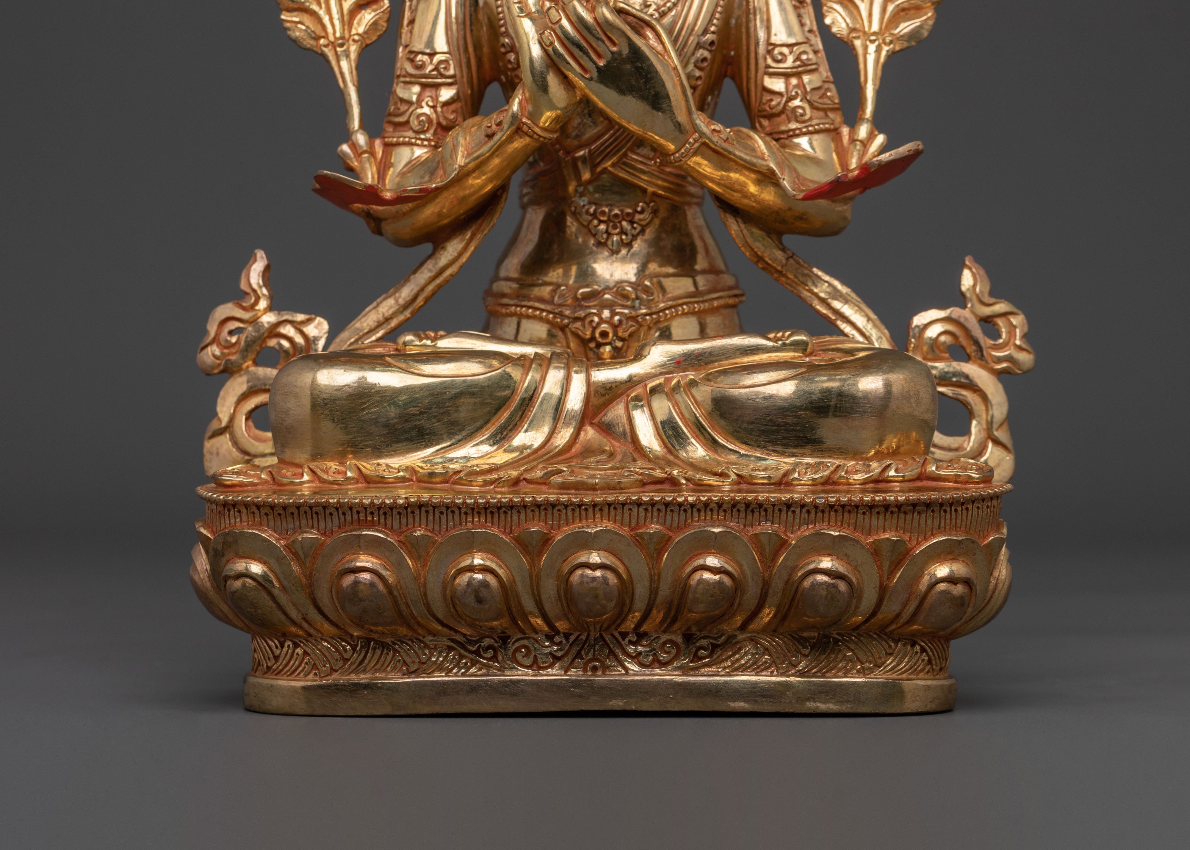 Maitreya Buddha Sculpture | Tibetan Buddhist Figurine