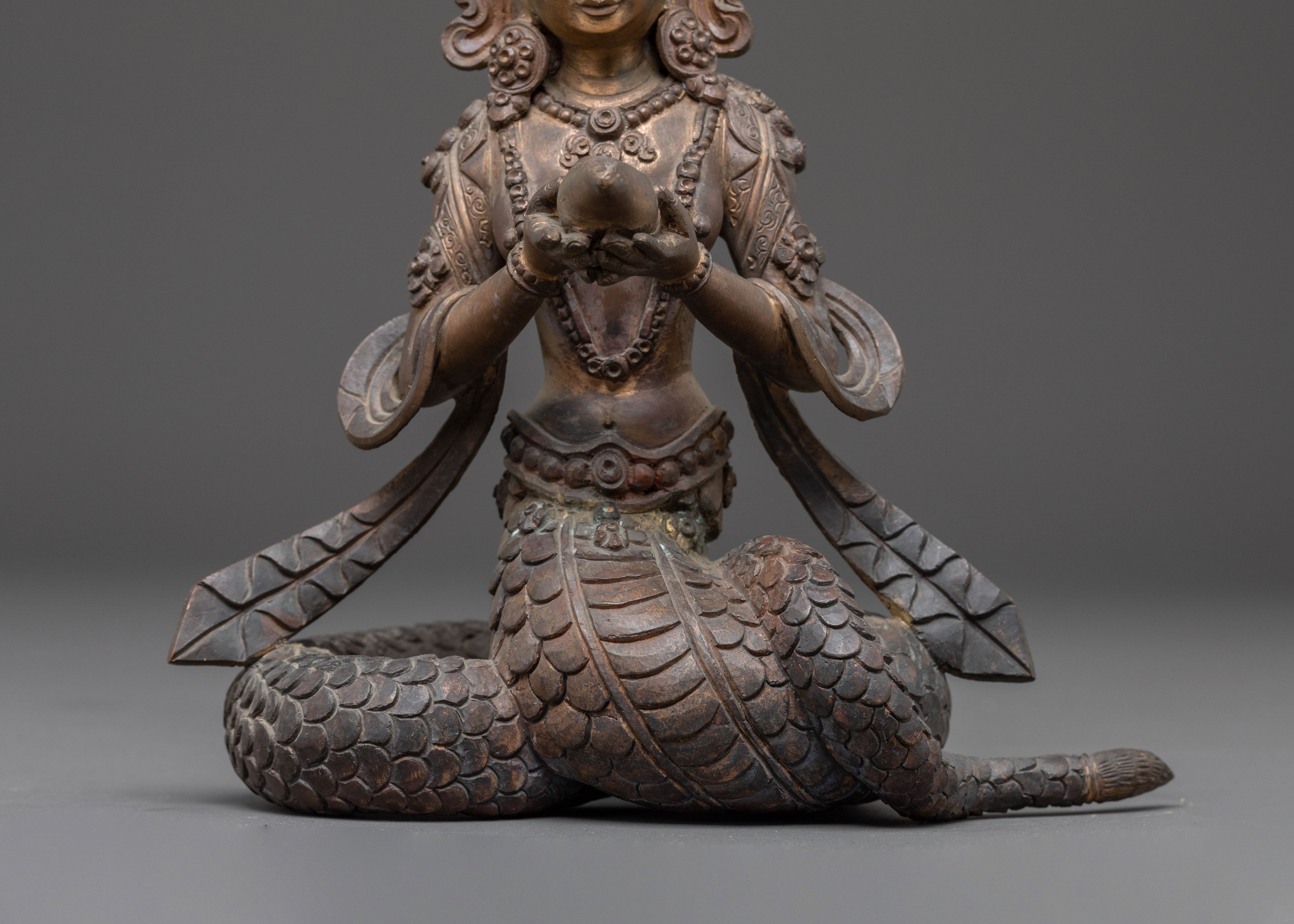 Tibetan Nagkanya Statue | Spiritual Protector