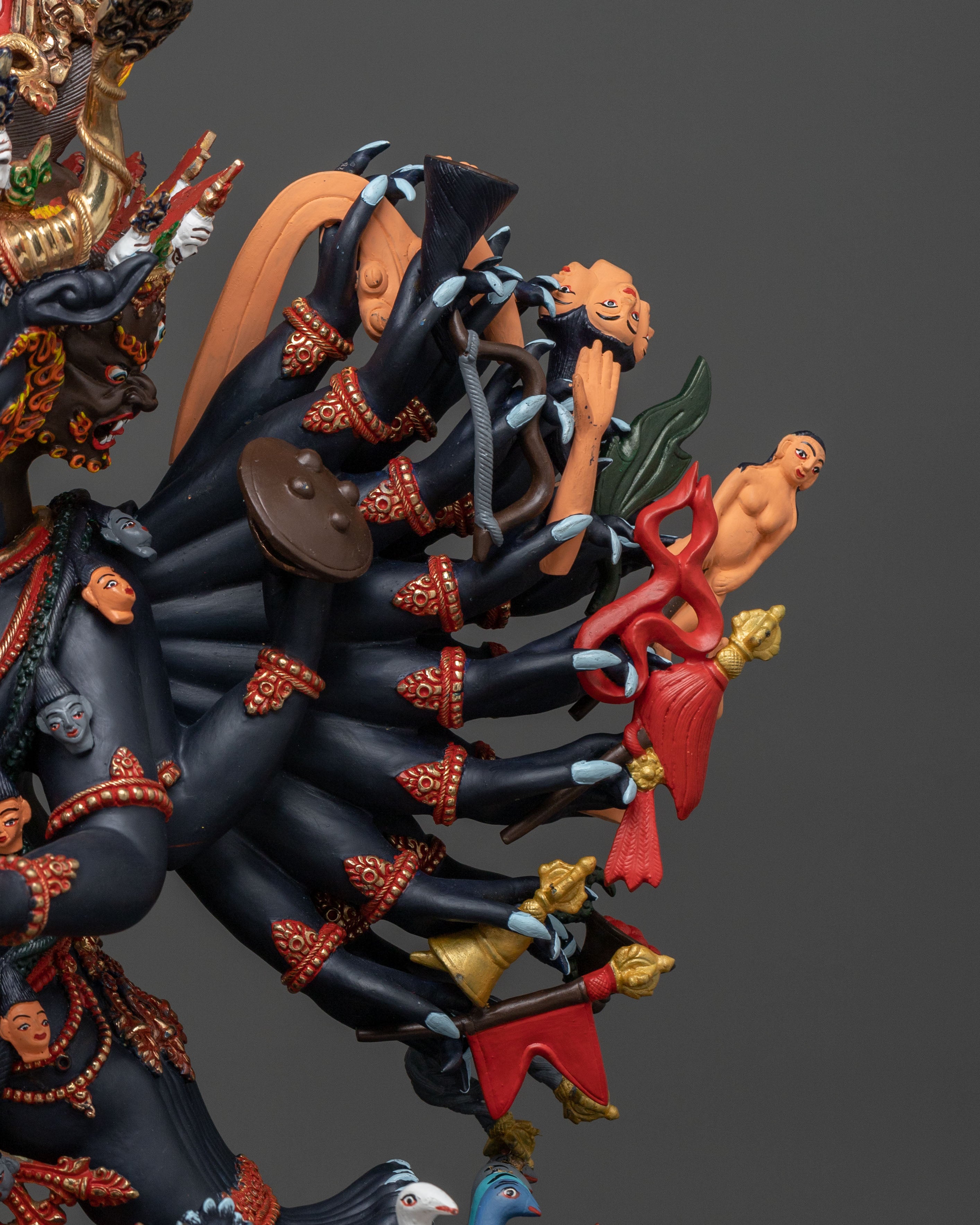Meditation Deity Yamantaka Statue | Wrathful Buddha of Wisdom