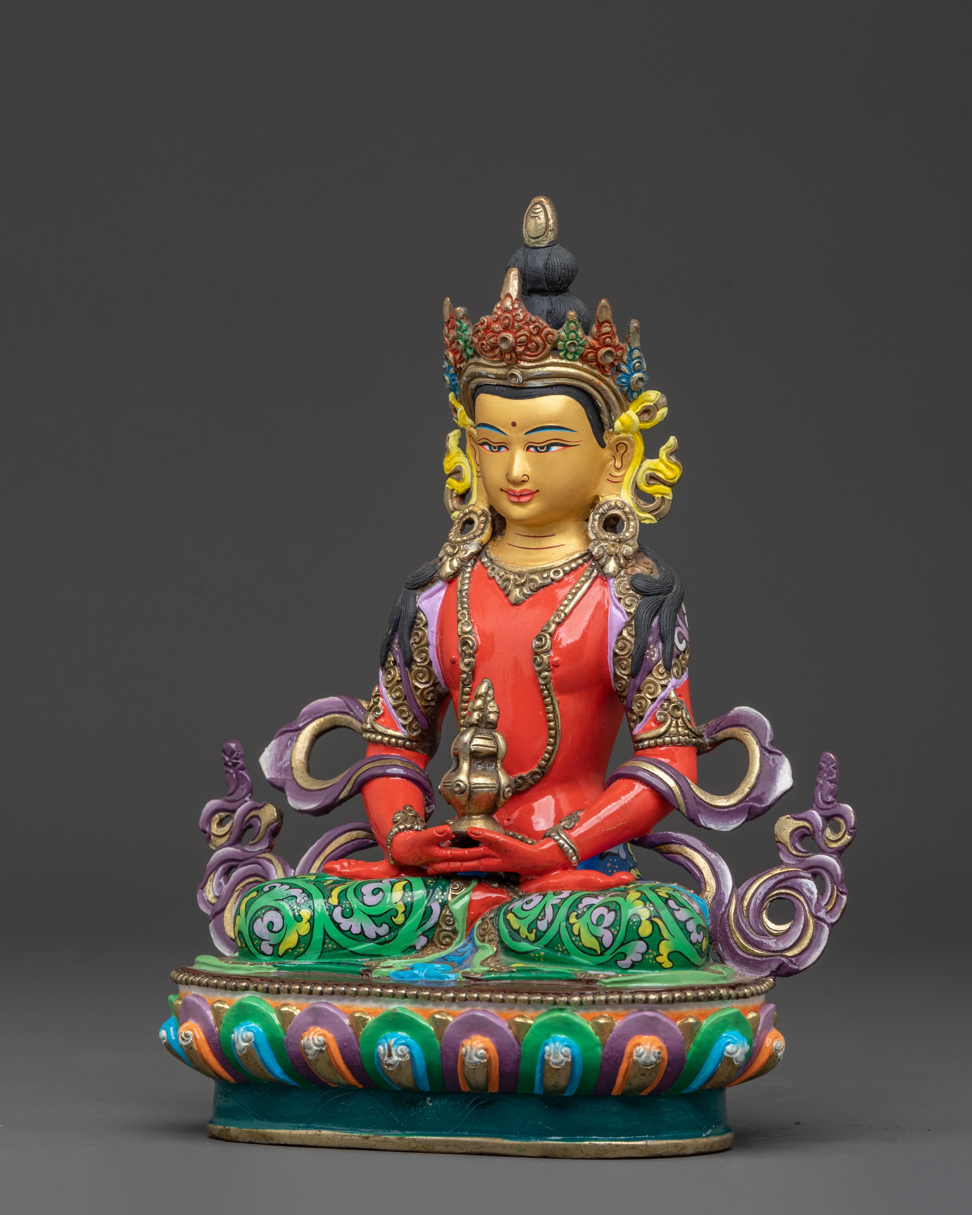 Amitayus Golden Statue: Eternal Life