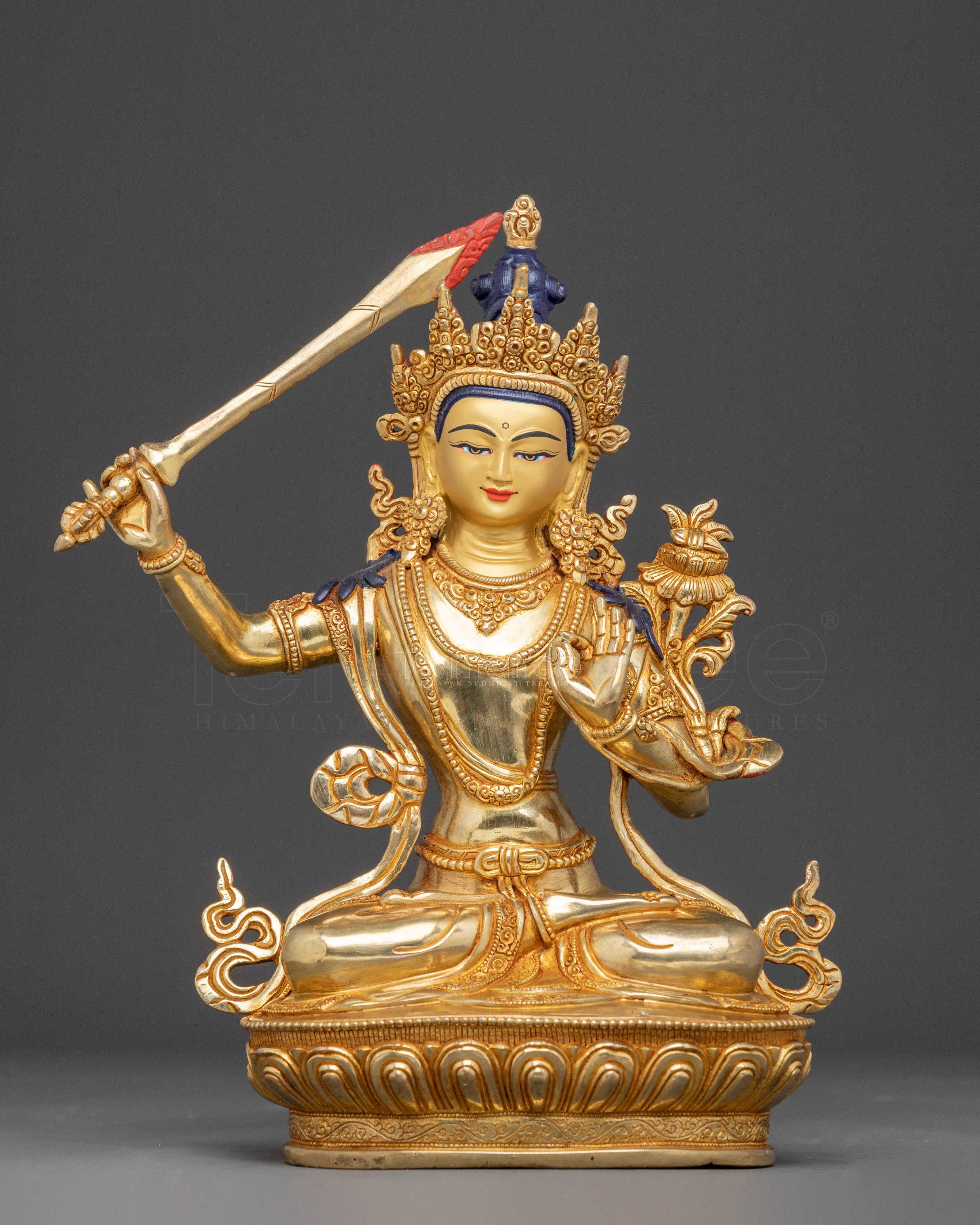 Golden Statue of Manjushri