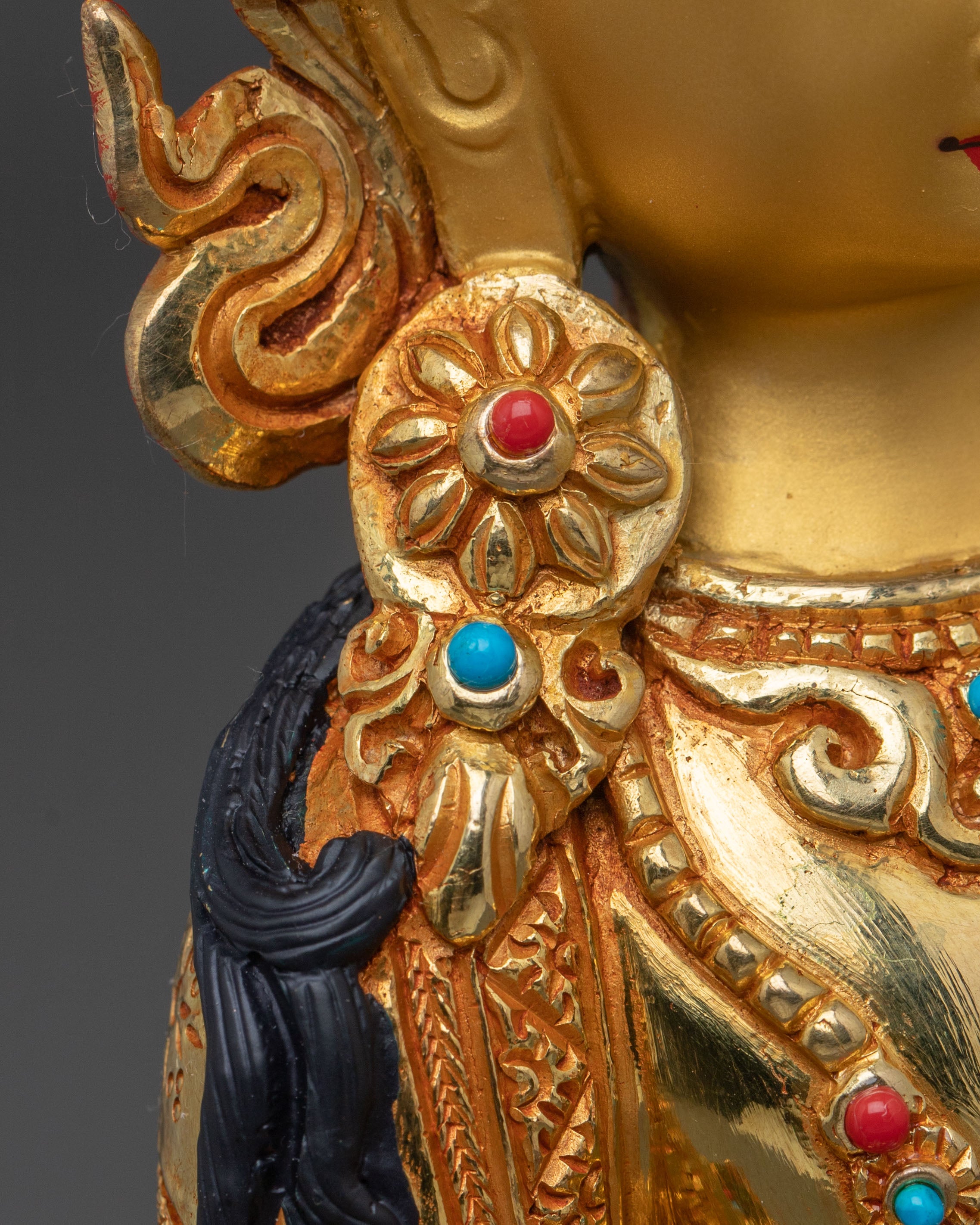 Divine Protection: Amitayus Buddha of Long Life Handmade Statue