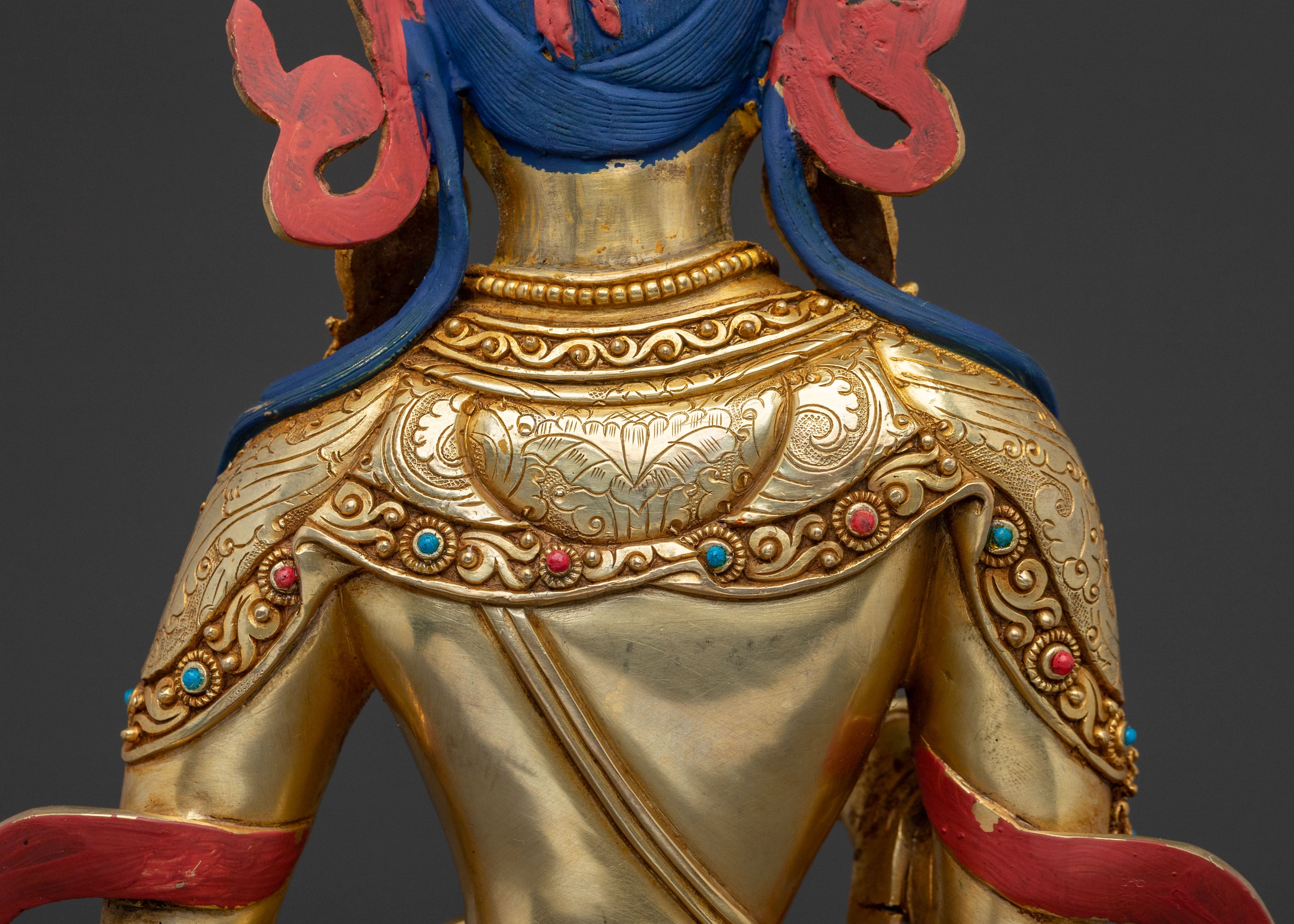 Handcrafted Vajrasattva Figurine | Sacred Tibetan Purification Statue