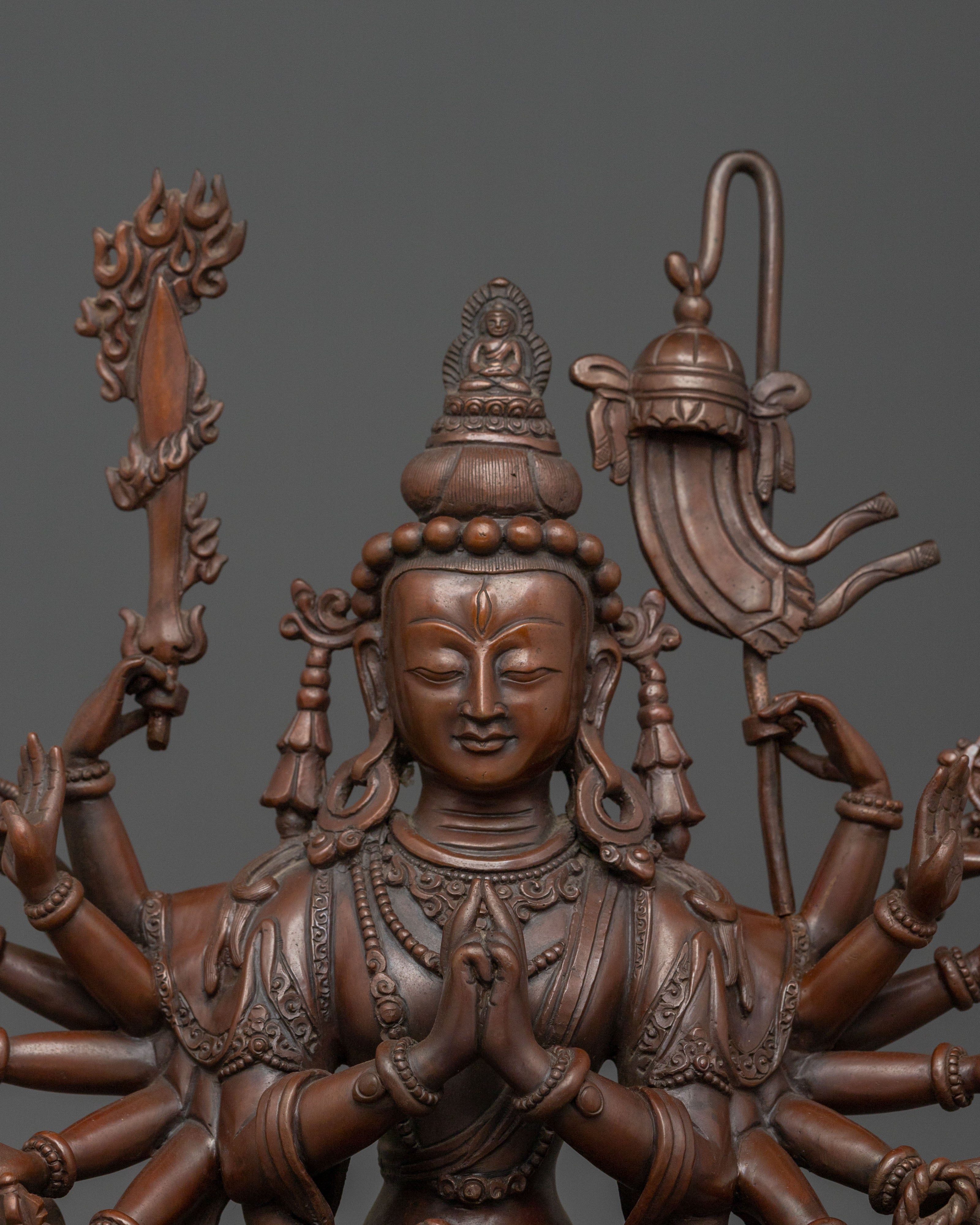 Chundi Oxidized Sculpture | Altar Home Decor