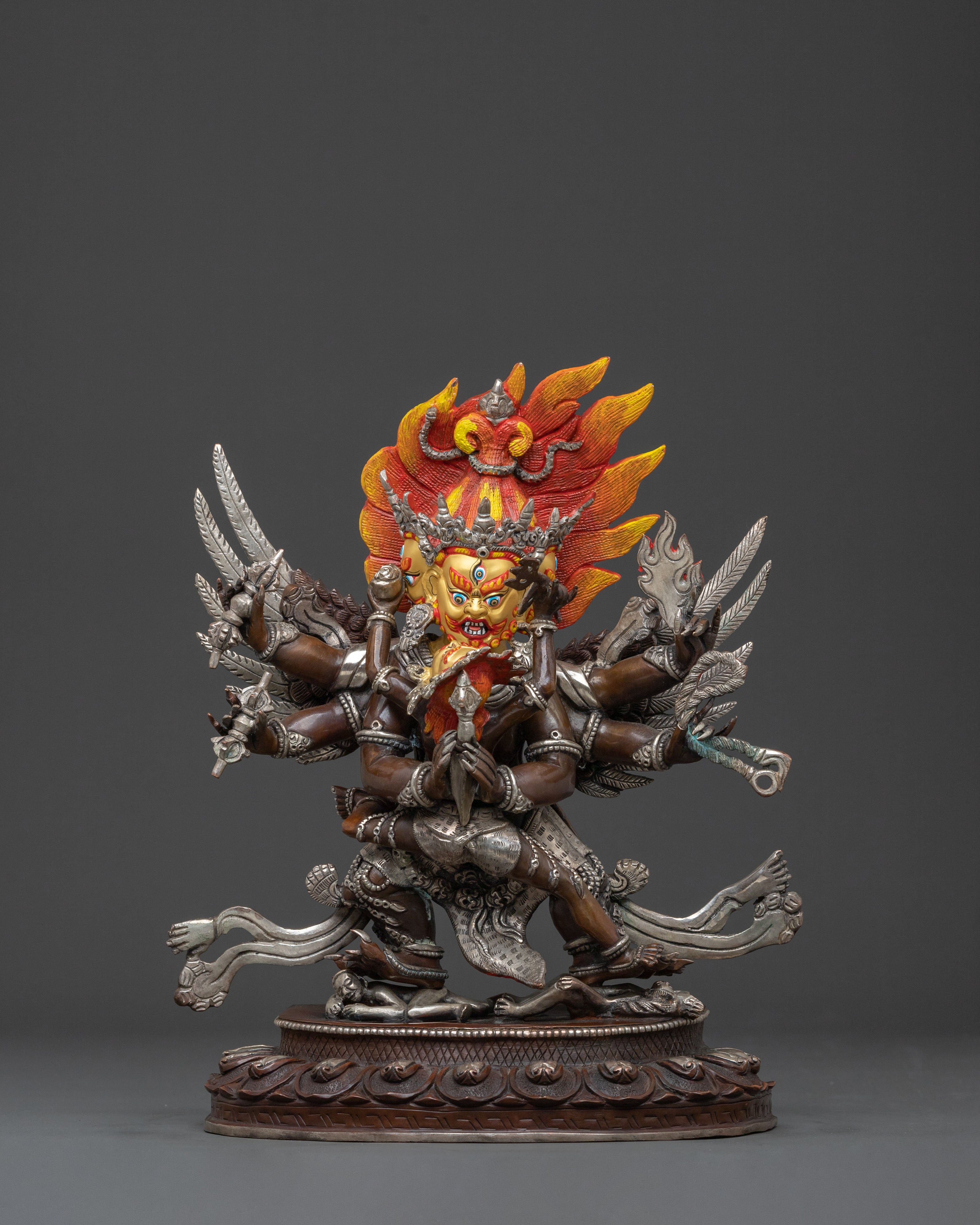 Vajrakilaya Meditational Statue | Sacred Altar Decor