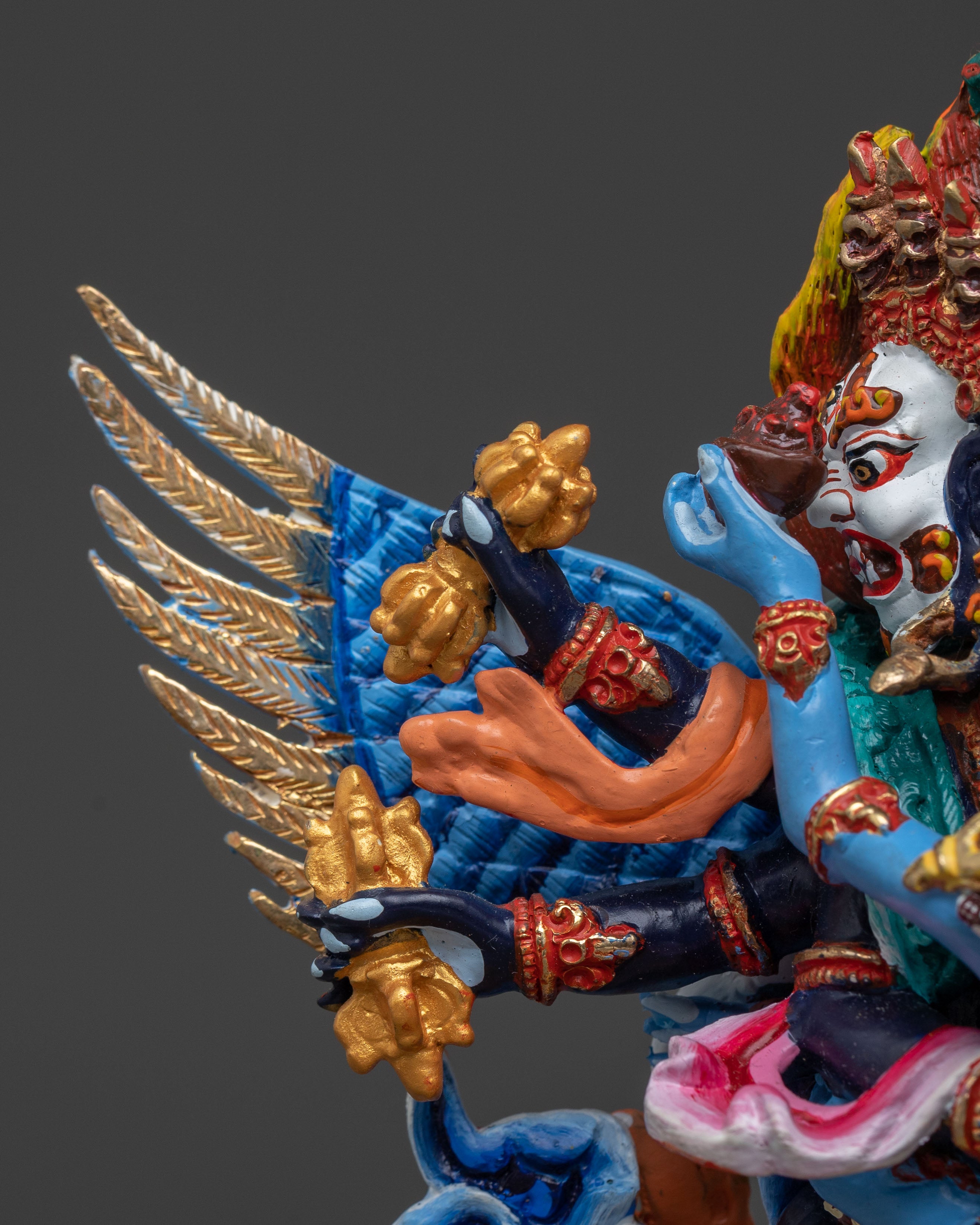 Vajrakilaya Sacred Tantric Deity Statue | Fierce Protection