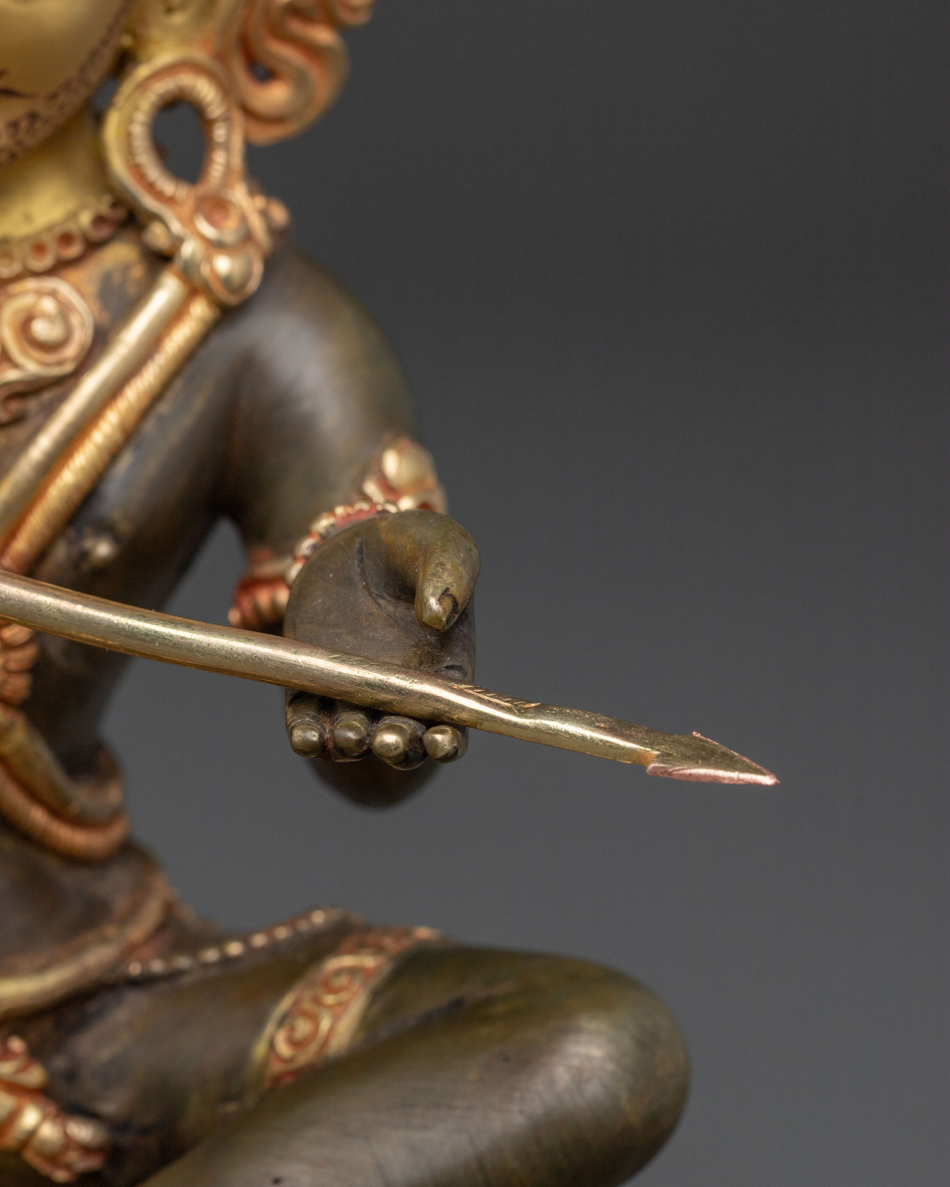 Saraha Golden Statue | Handcrafted Meditation Decor