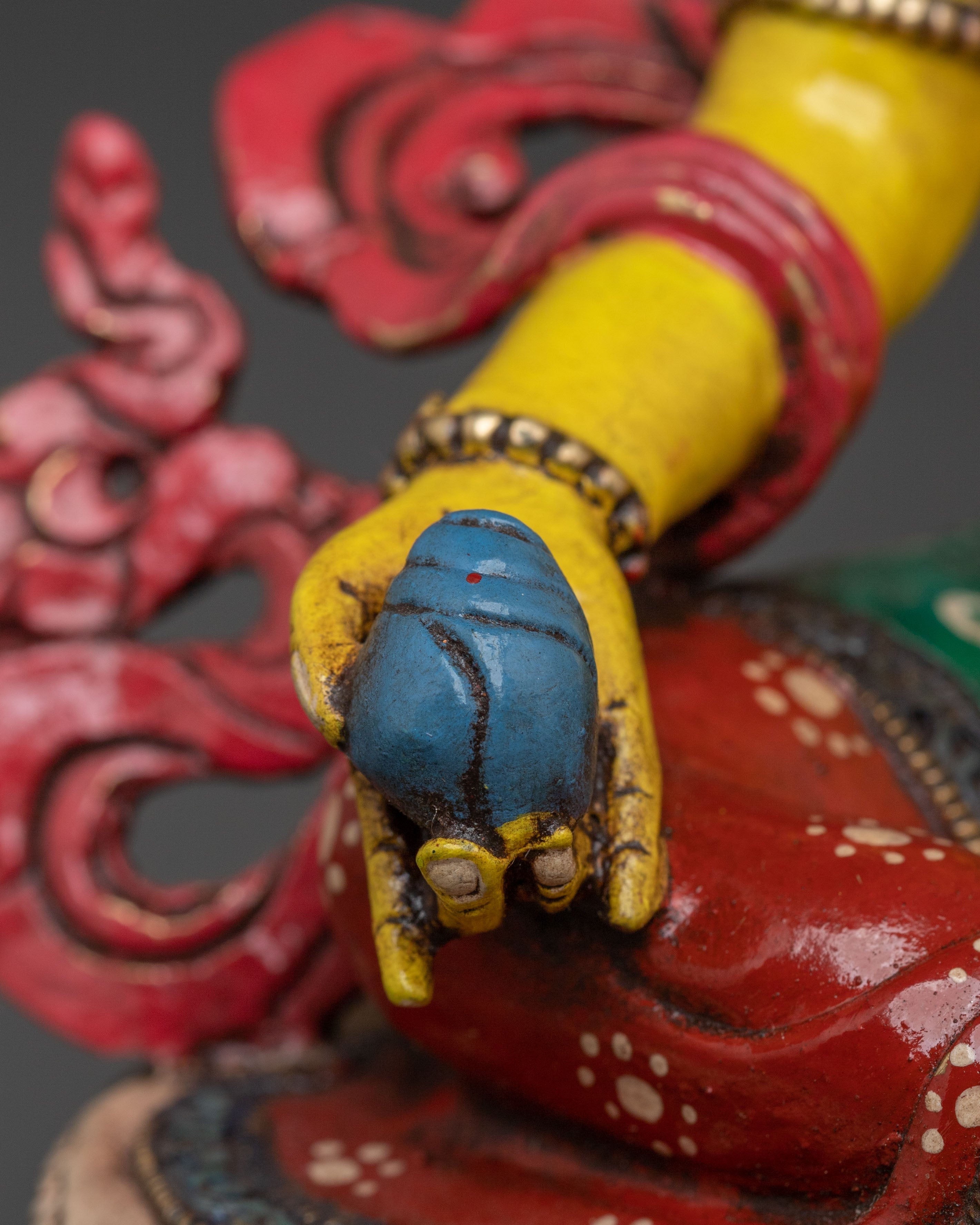 Handcrafted Dzambhala Statue | Tibetan Wealth Deity