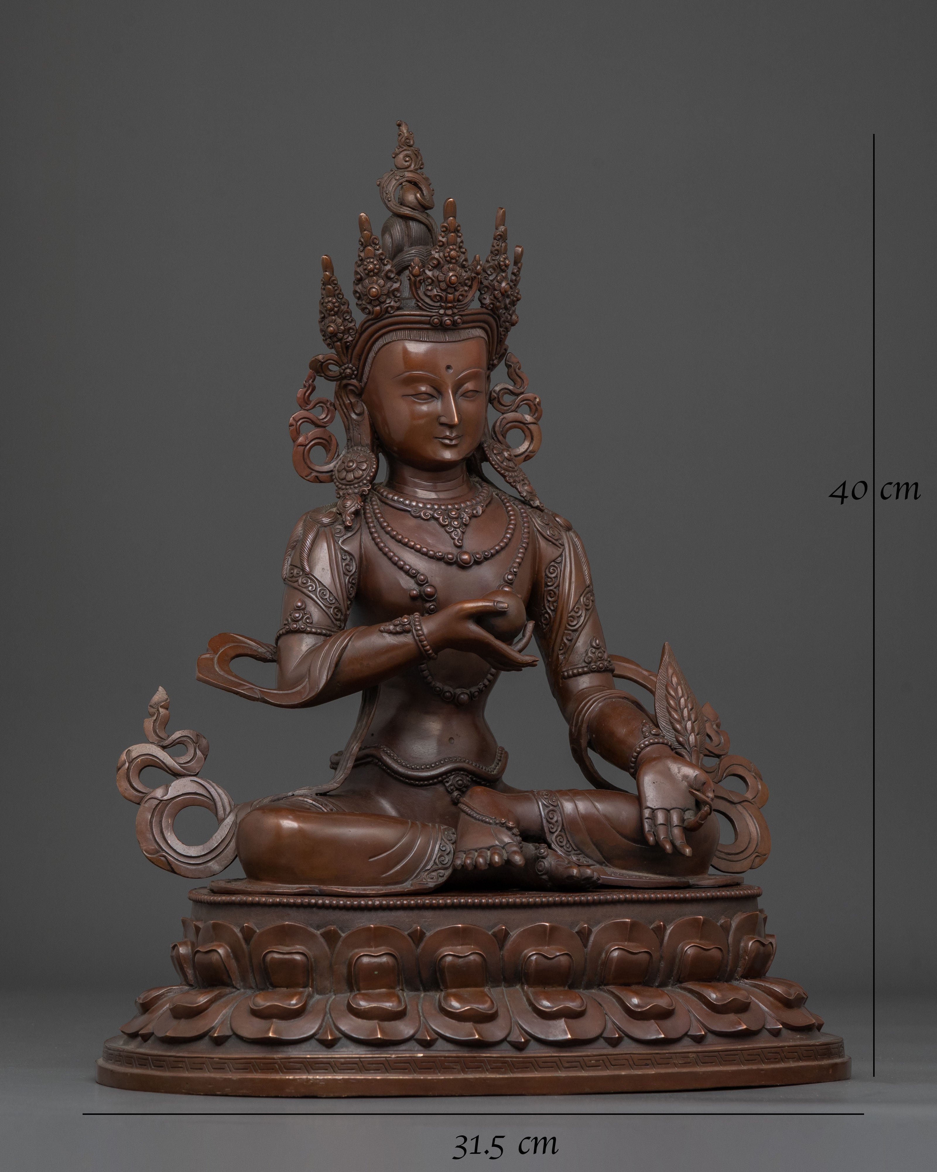 Tibetan Bodhisattva Kshitigarbha Statue | Home Decor