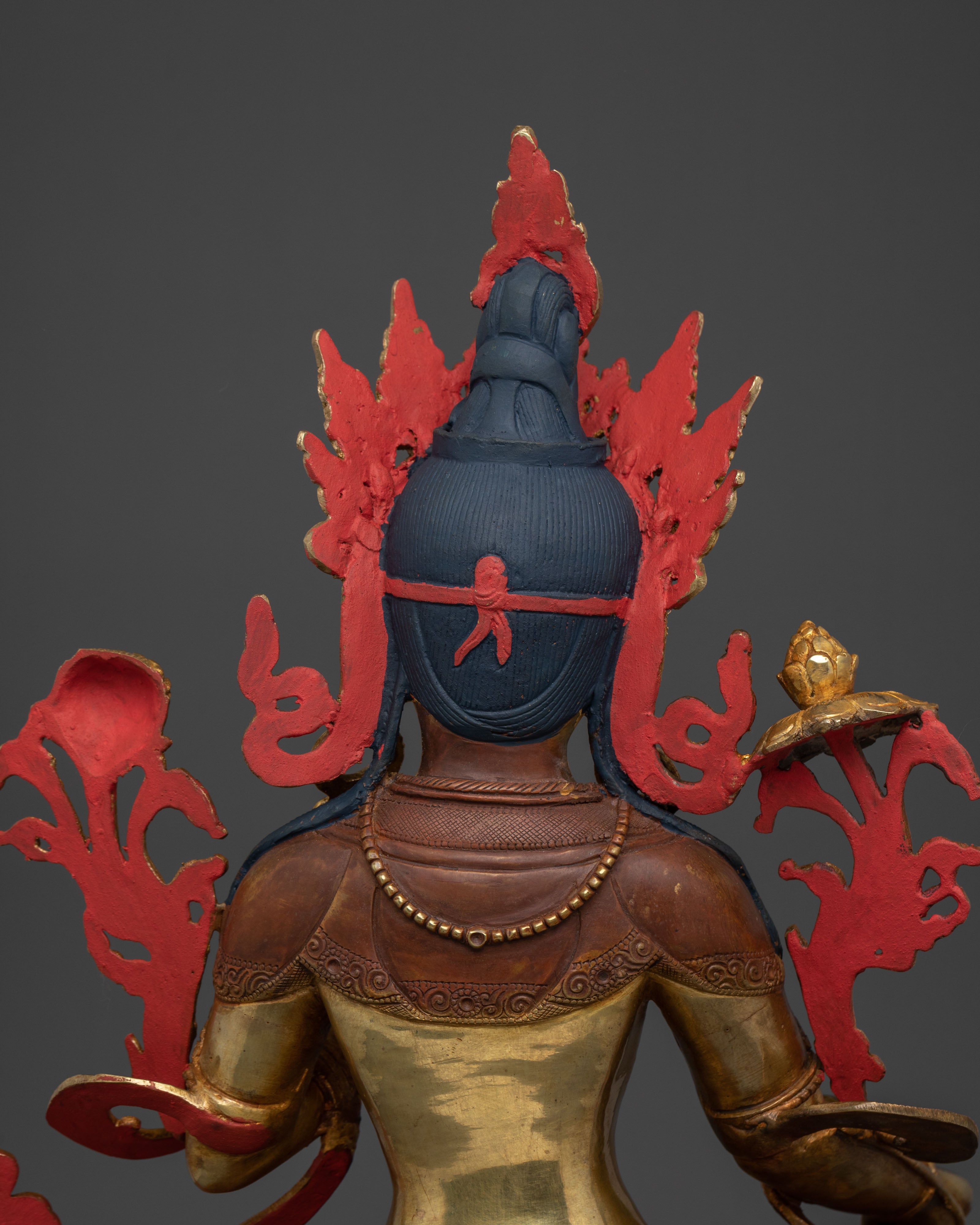 Green Tara Sculpture | Tibetan Buddhist Goddess