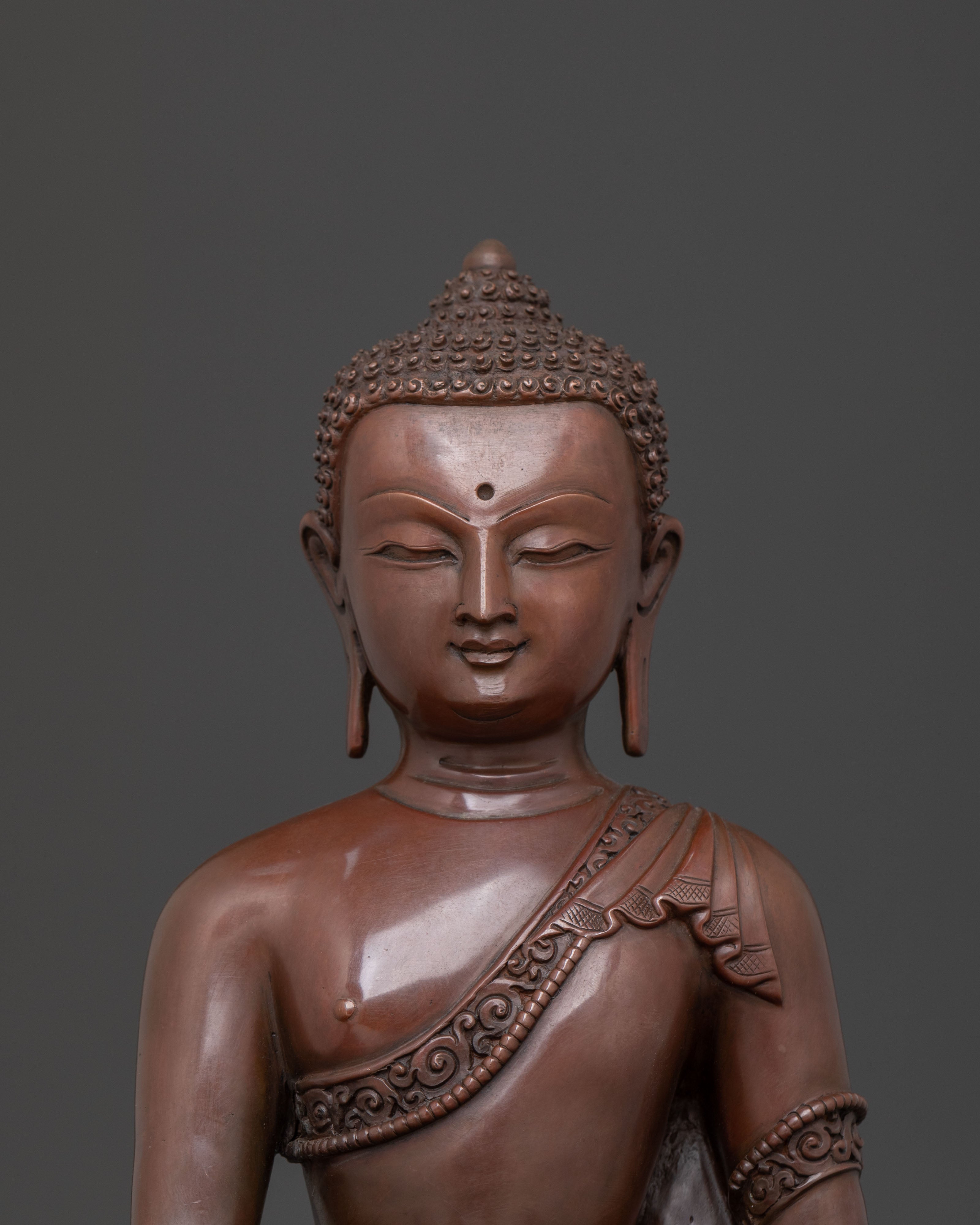 Handcrafted Shakyamuni Buddha Meditation Statue
