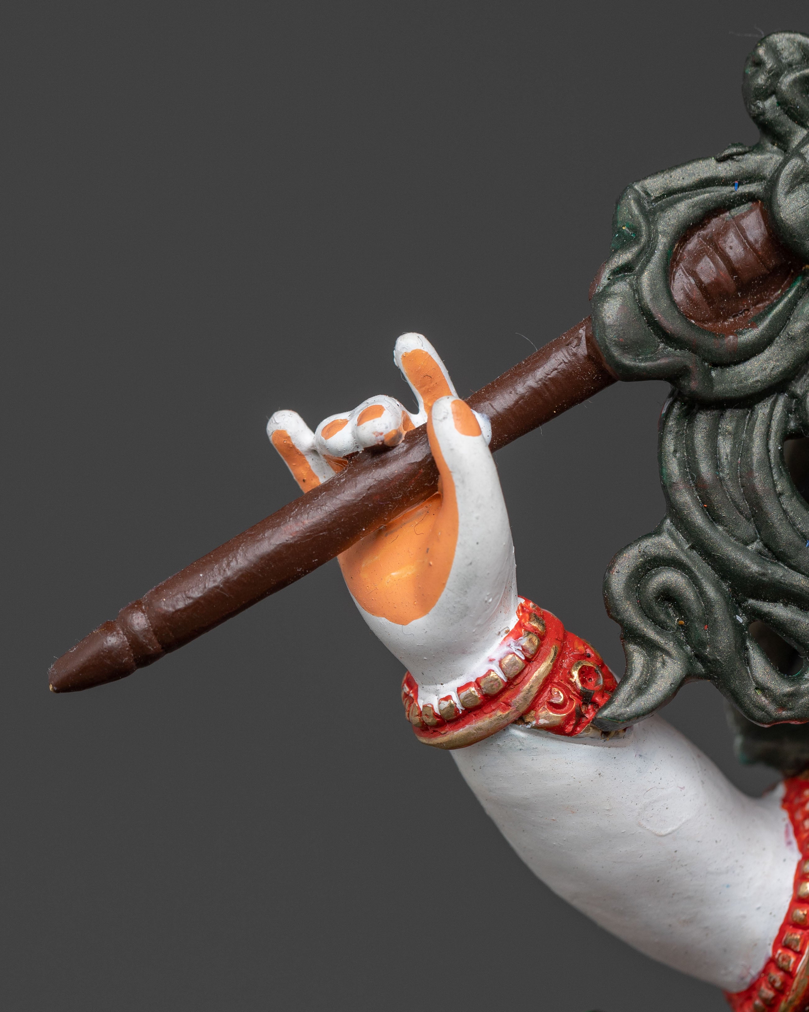 White Dzambhala Sacred Idol for Financial Blessings & Good Fortune