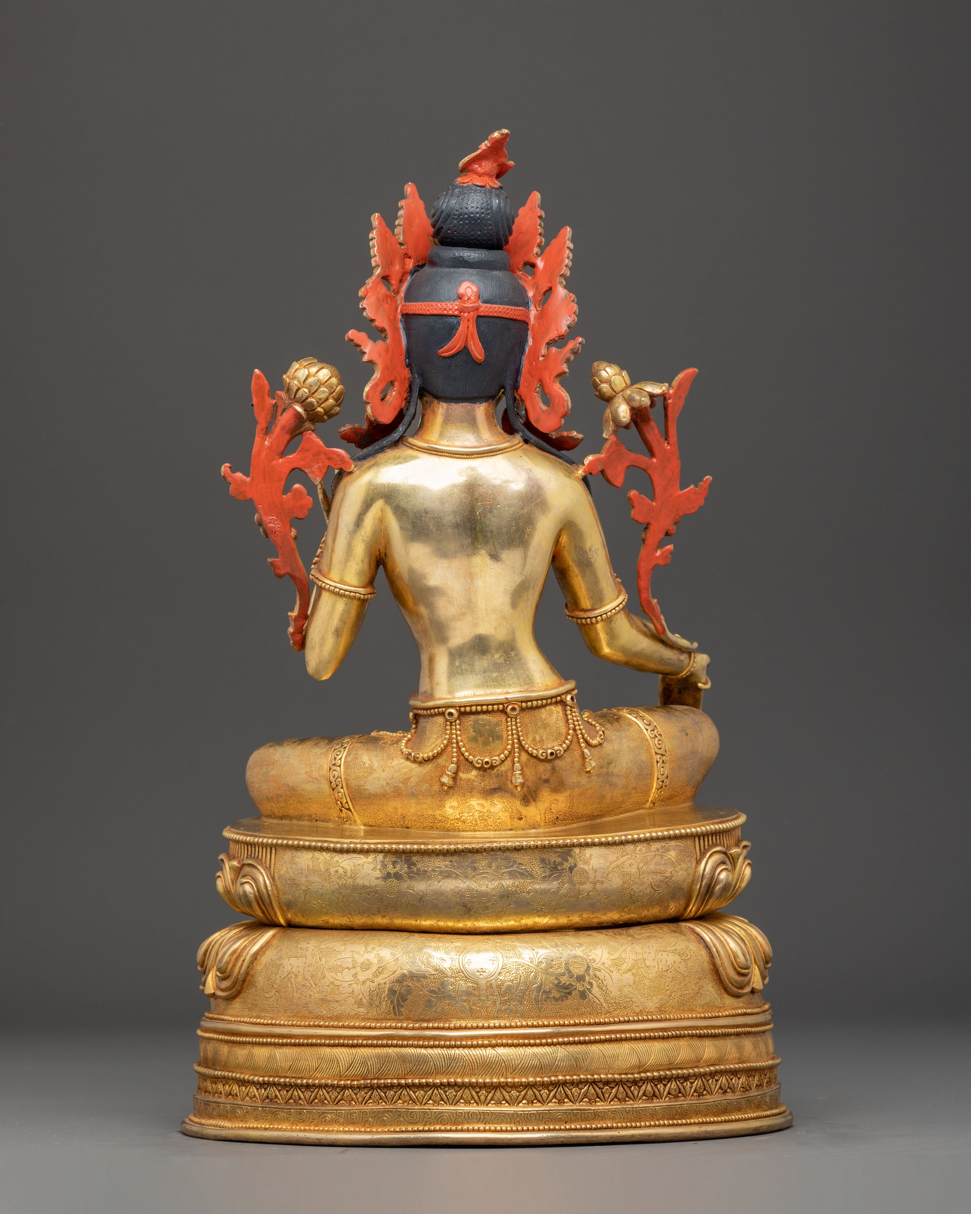 Handmade Golden Statue of Mother Shyama Tara | Symbol of Liberation