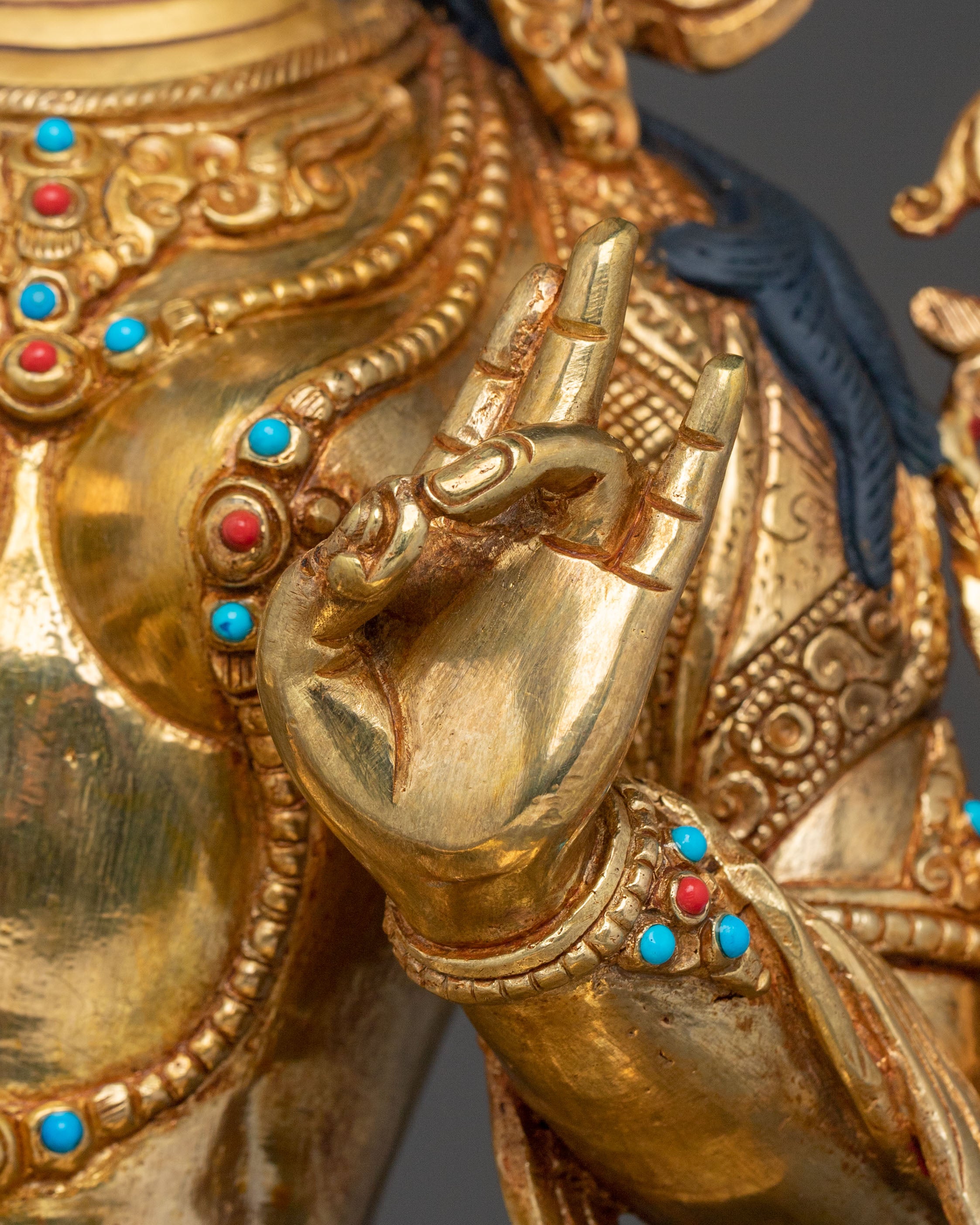 Goddess Green Tara Sacred Sculpture | Buddhist Goddess of Compassion