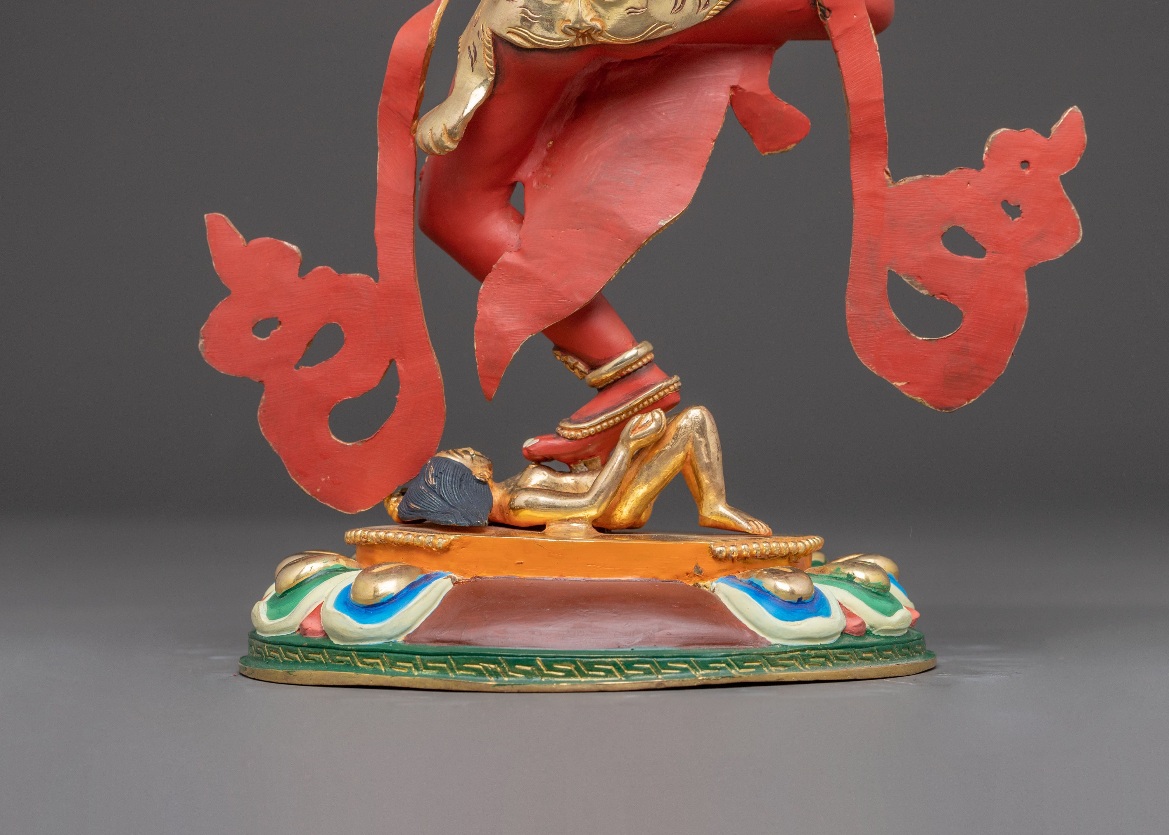 Dakini Vajravarahi Golden Statue | Goddess of Transformation