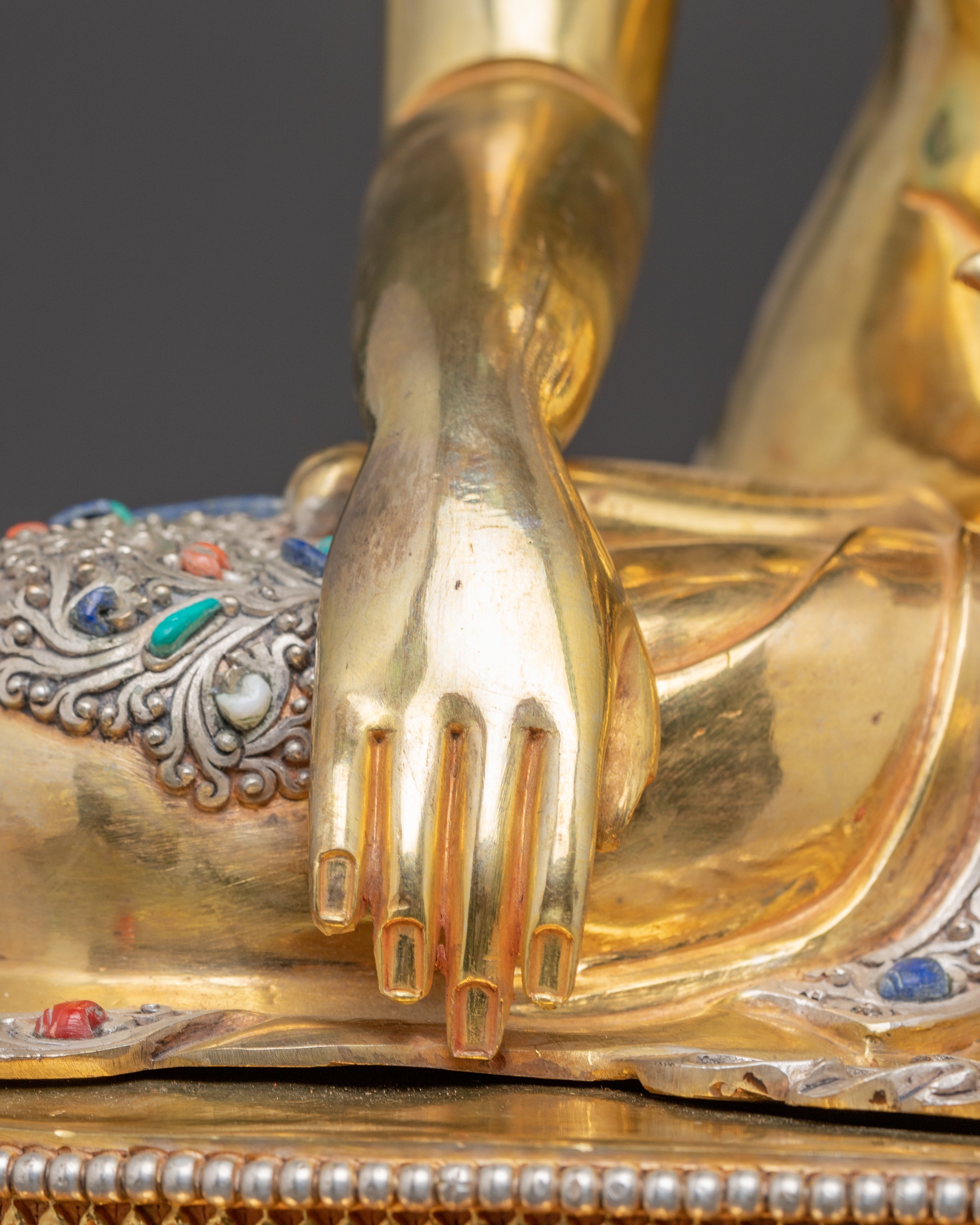 Handmade Dharma Guru Shakyamuni Buddha Sculpture | Enlightened Sage
