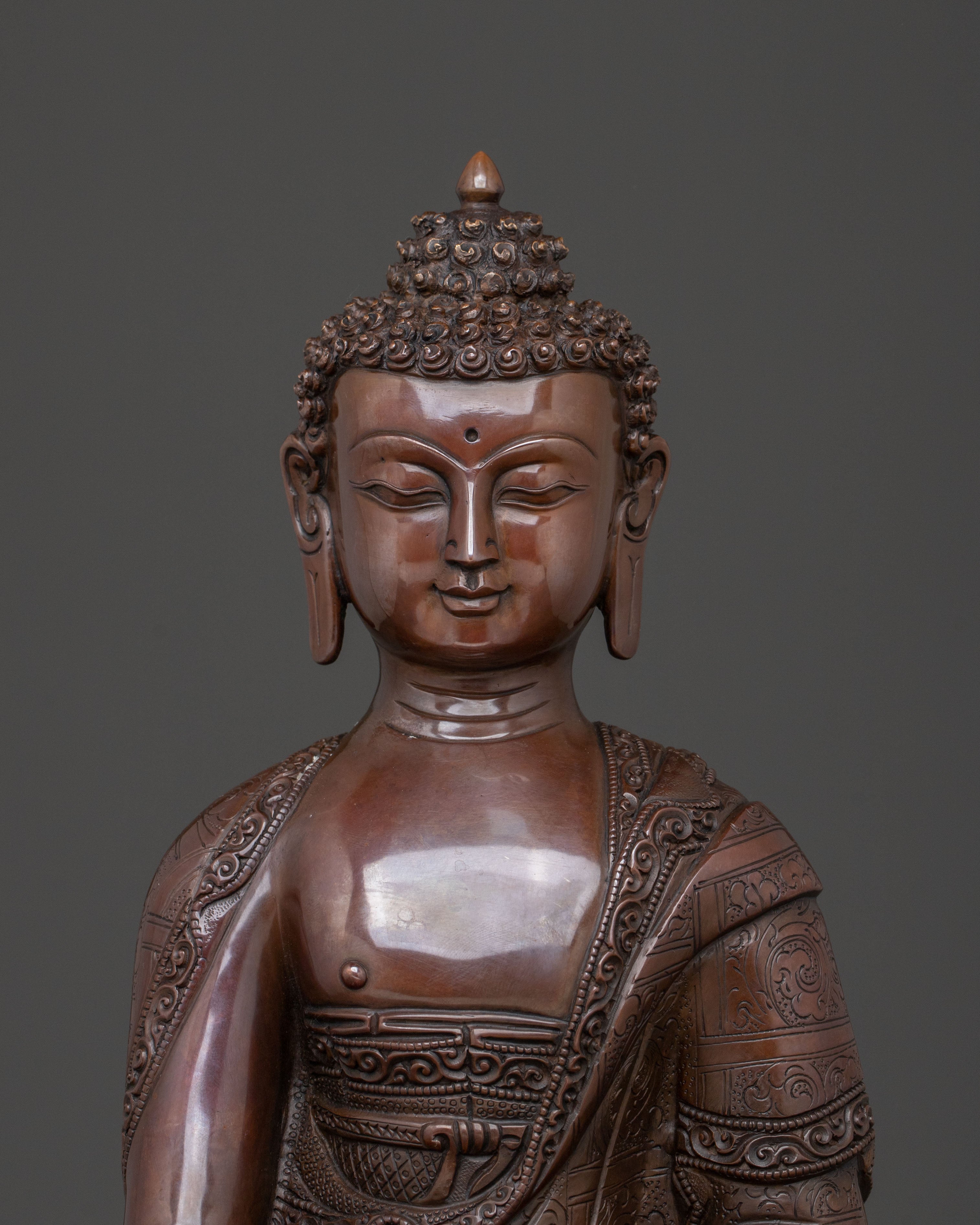 Handcrafted Shakyamuni Buddha Liberation Sculpture