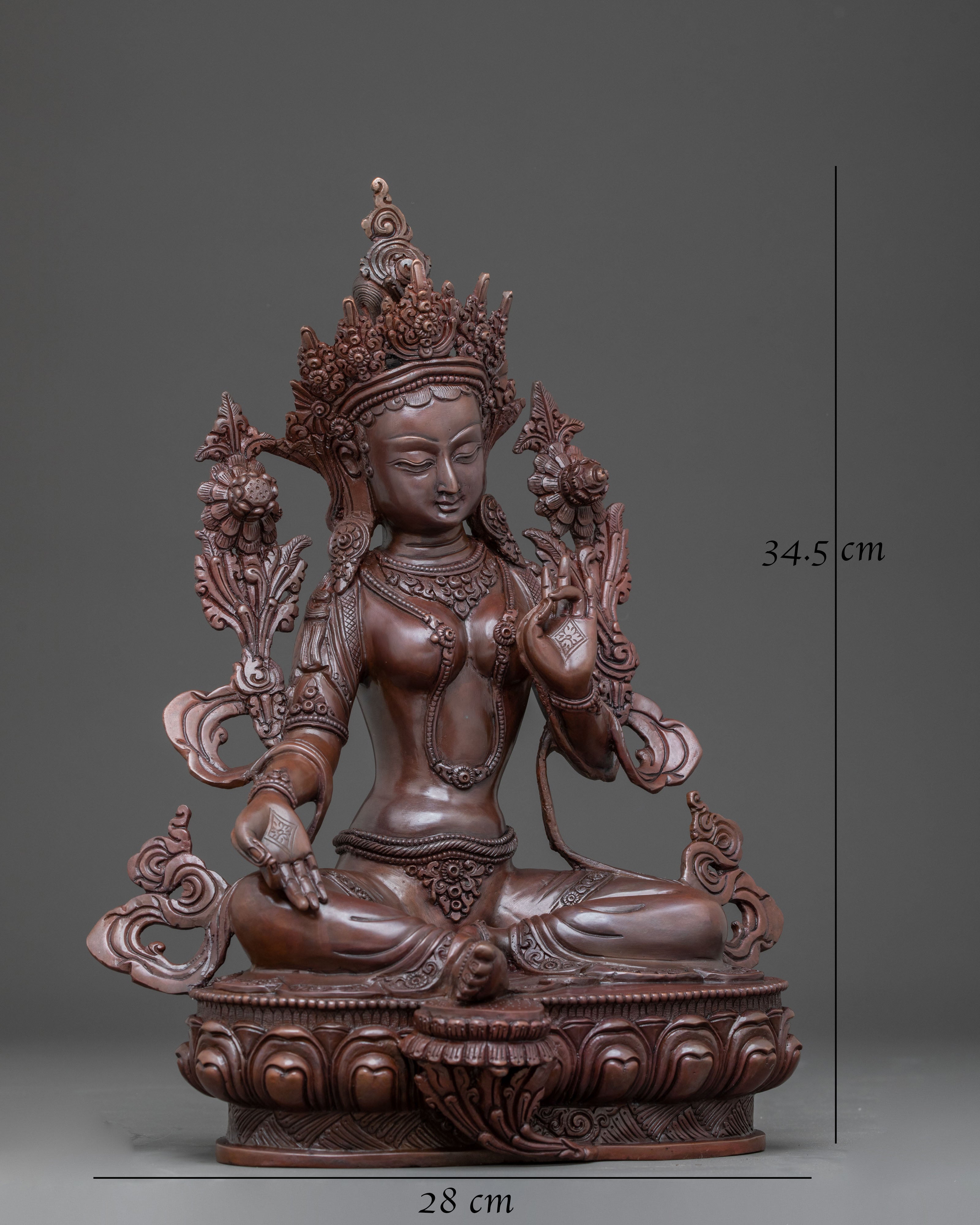 Statue of Serene Green Tara | Mother of Compassion