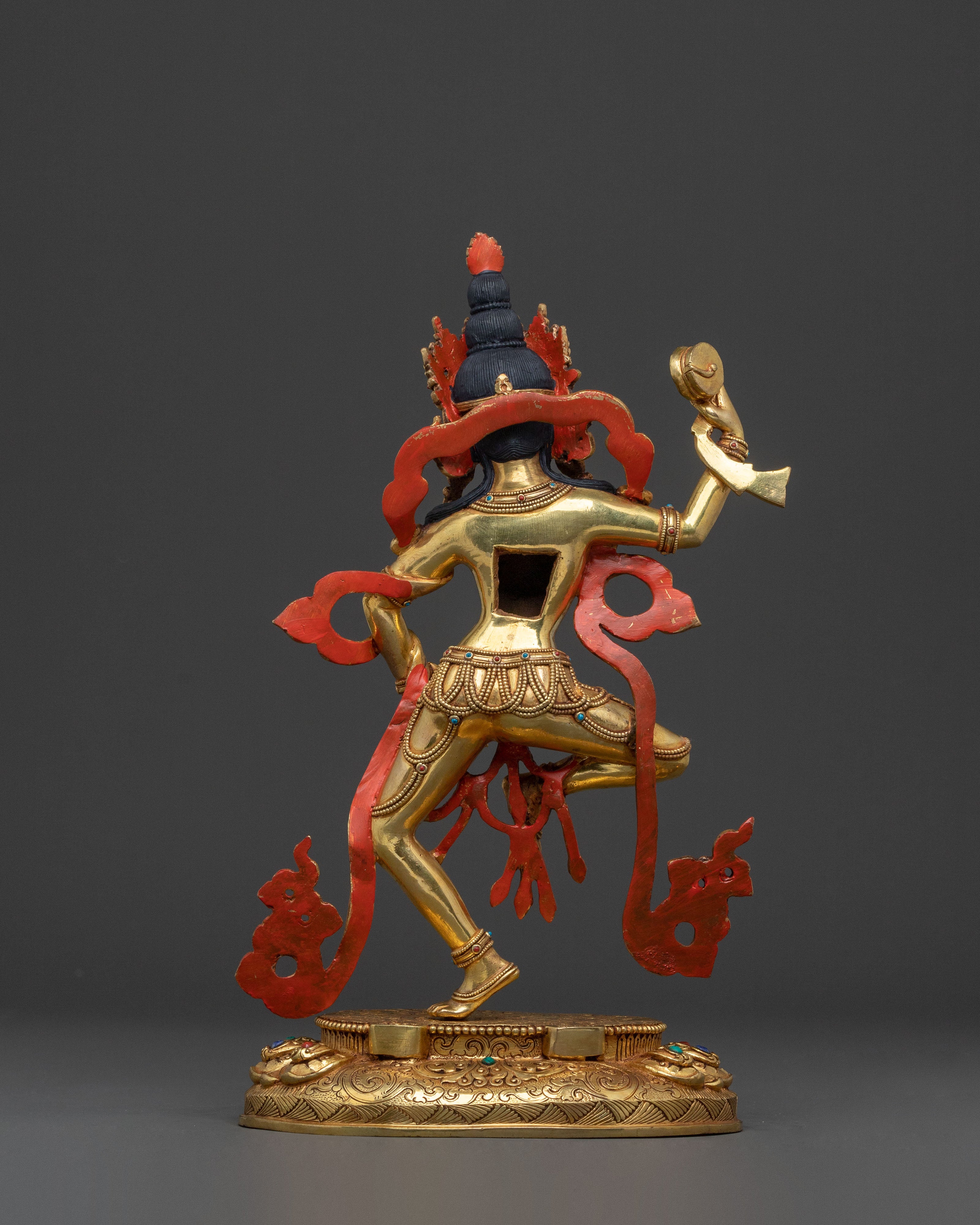 Maching Labdron Statue | 24K Gold Gilded