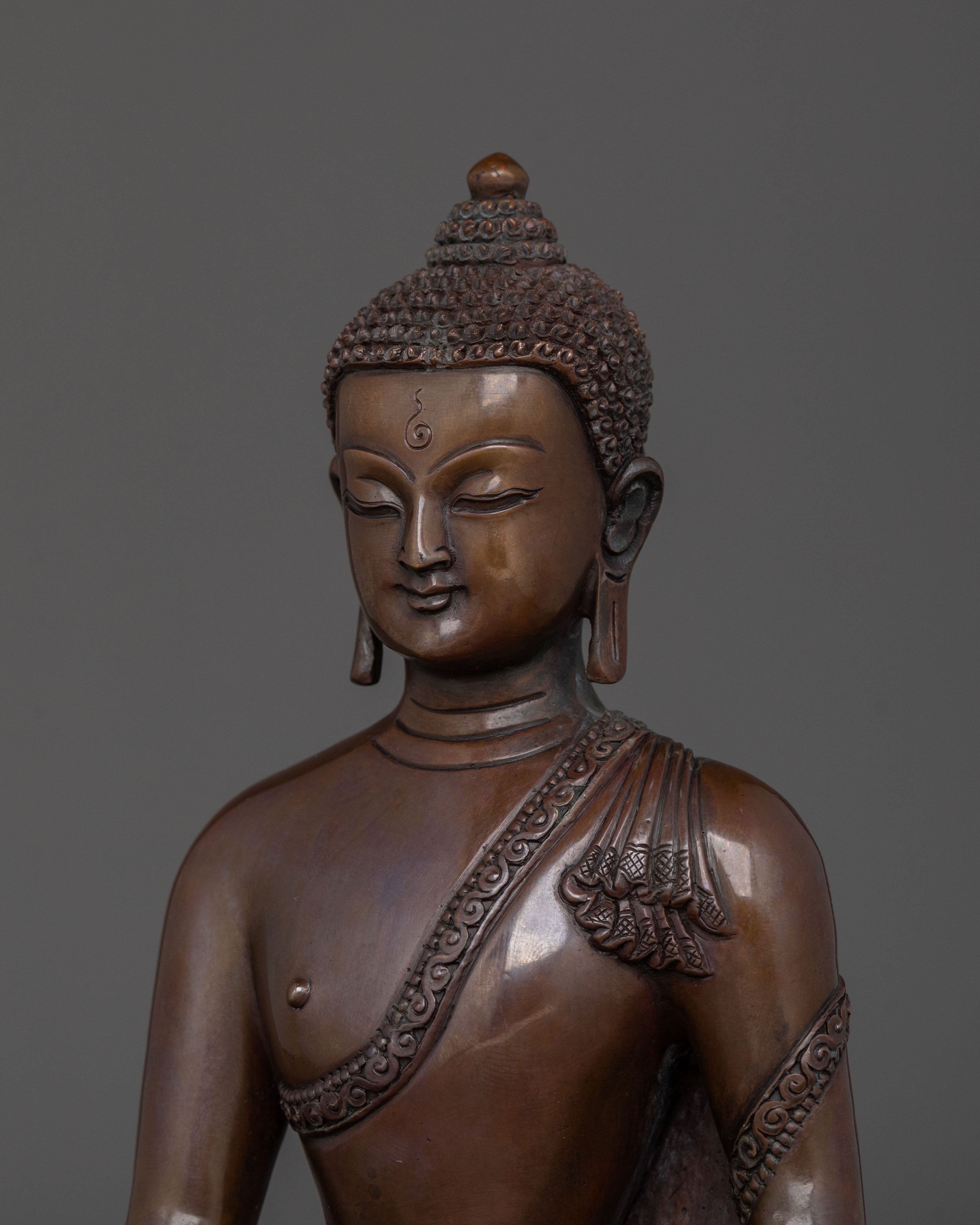 Shakyamuni Buddha Sacred Himalayan Sculpture