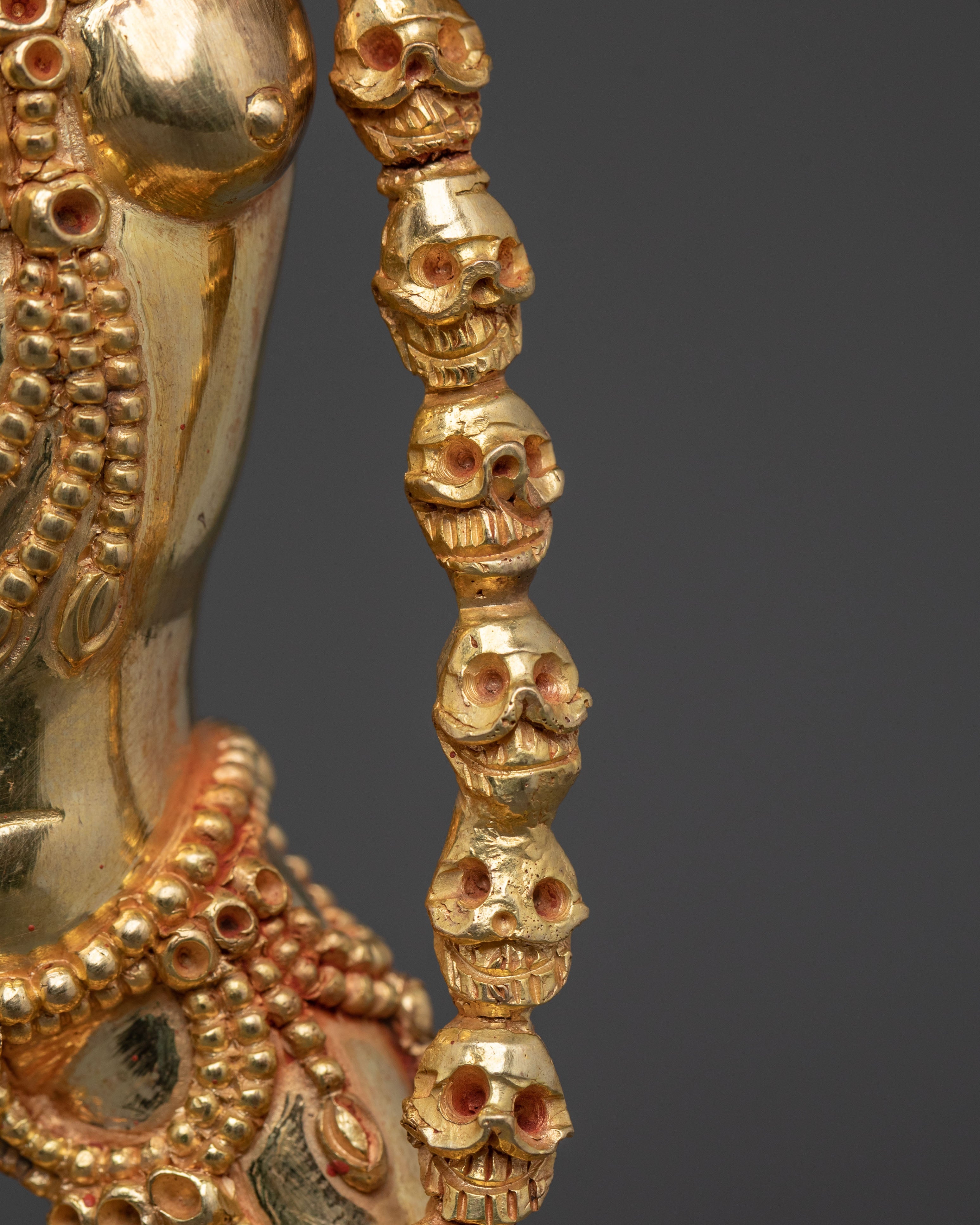 Vajrayogini Statue Buddhist Altar Decor: 24K Gold Gilded Artwork