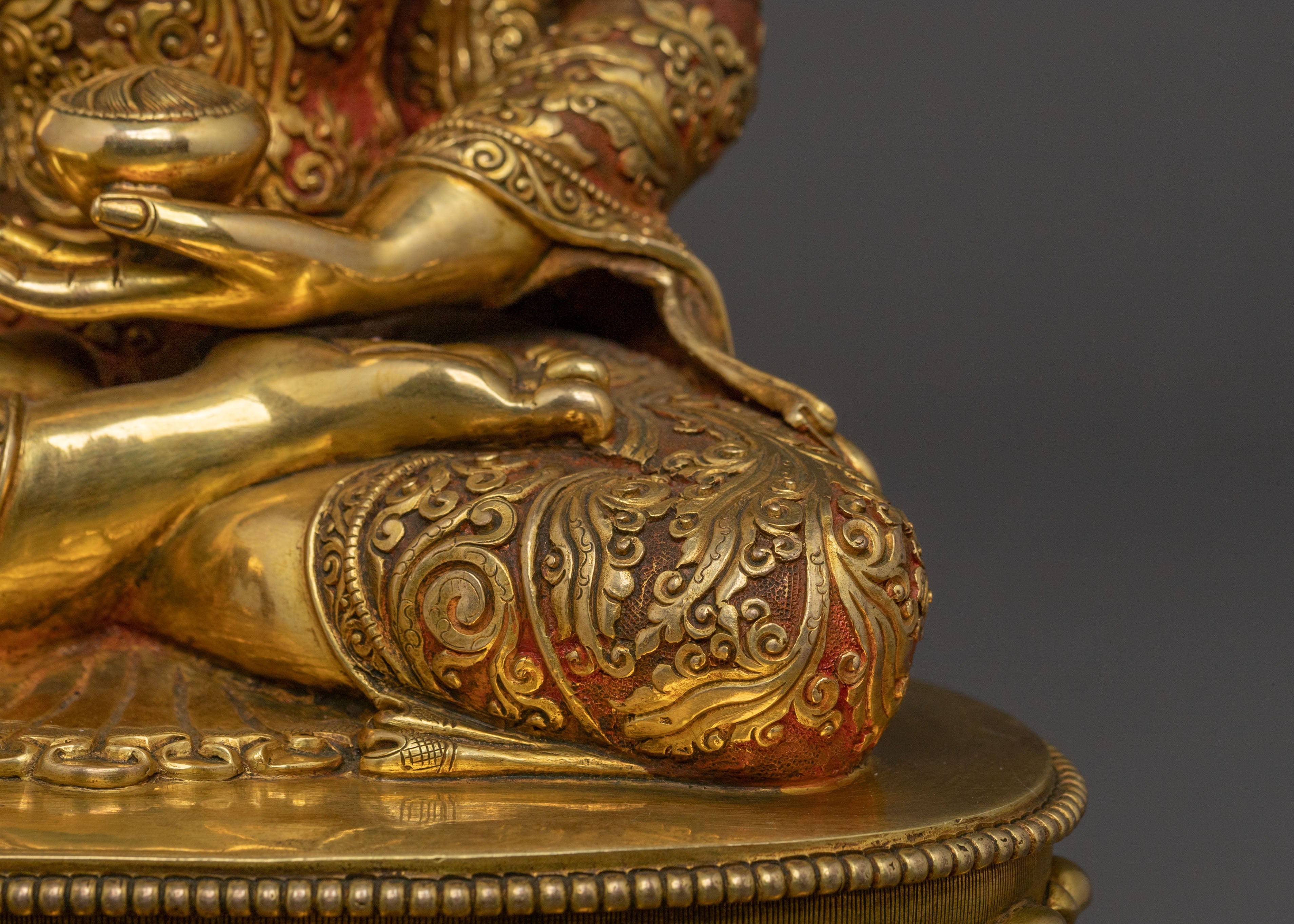 Handmade Shakyamuni Buddha Dharma Statue for Altars