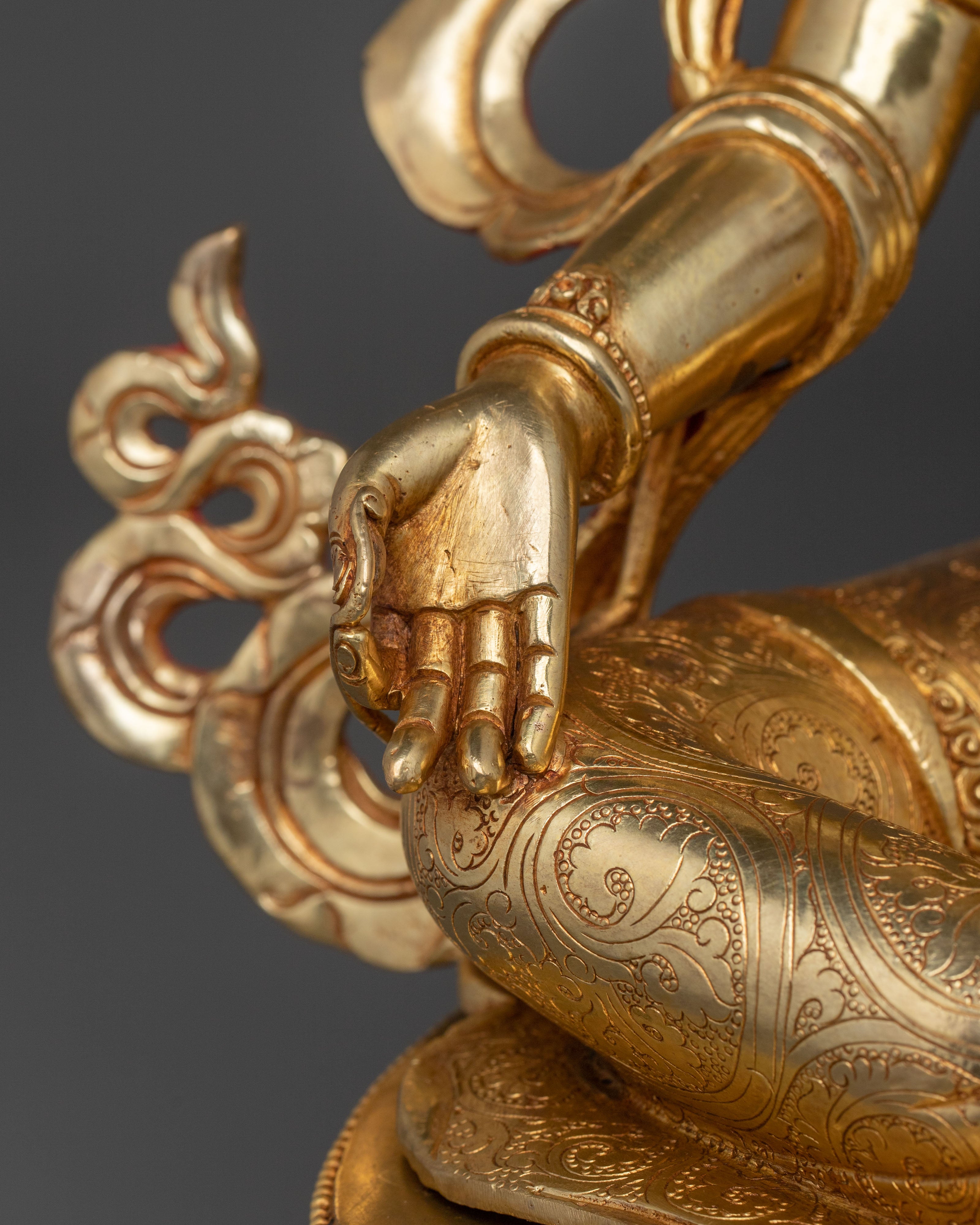 Green Tara Himalayan Sacred Sculpture | Symbol of Longevity and Blessings