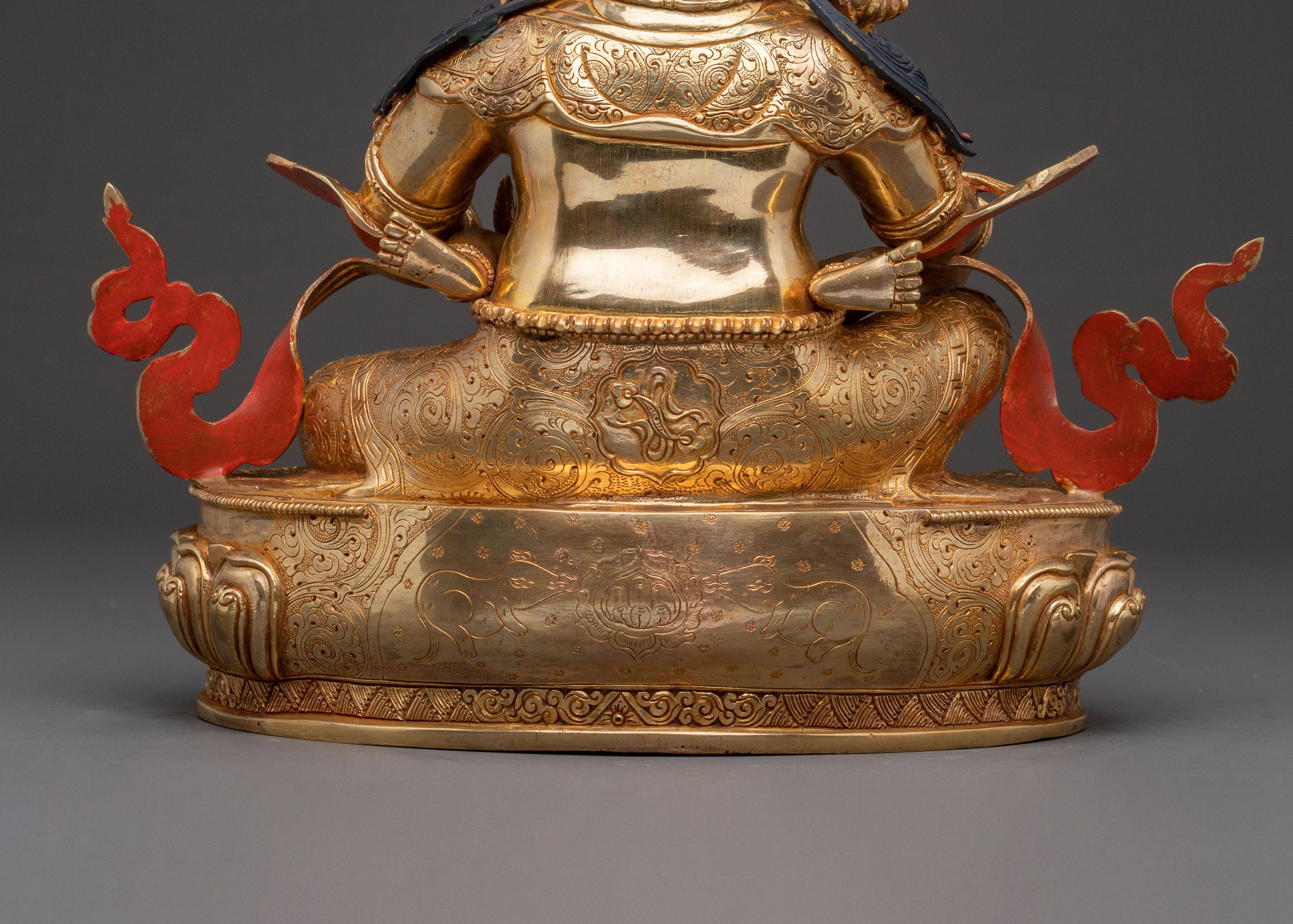 Green Dzambhala Spiritual Statue| Buddhist Wealth Deity