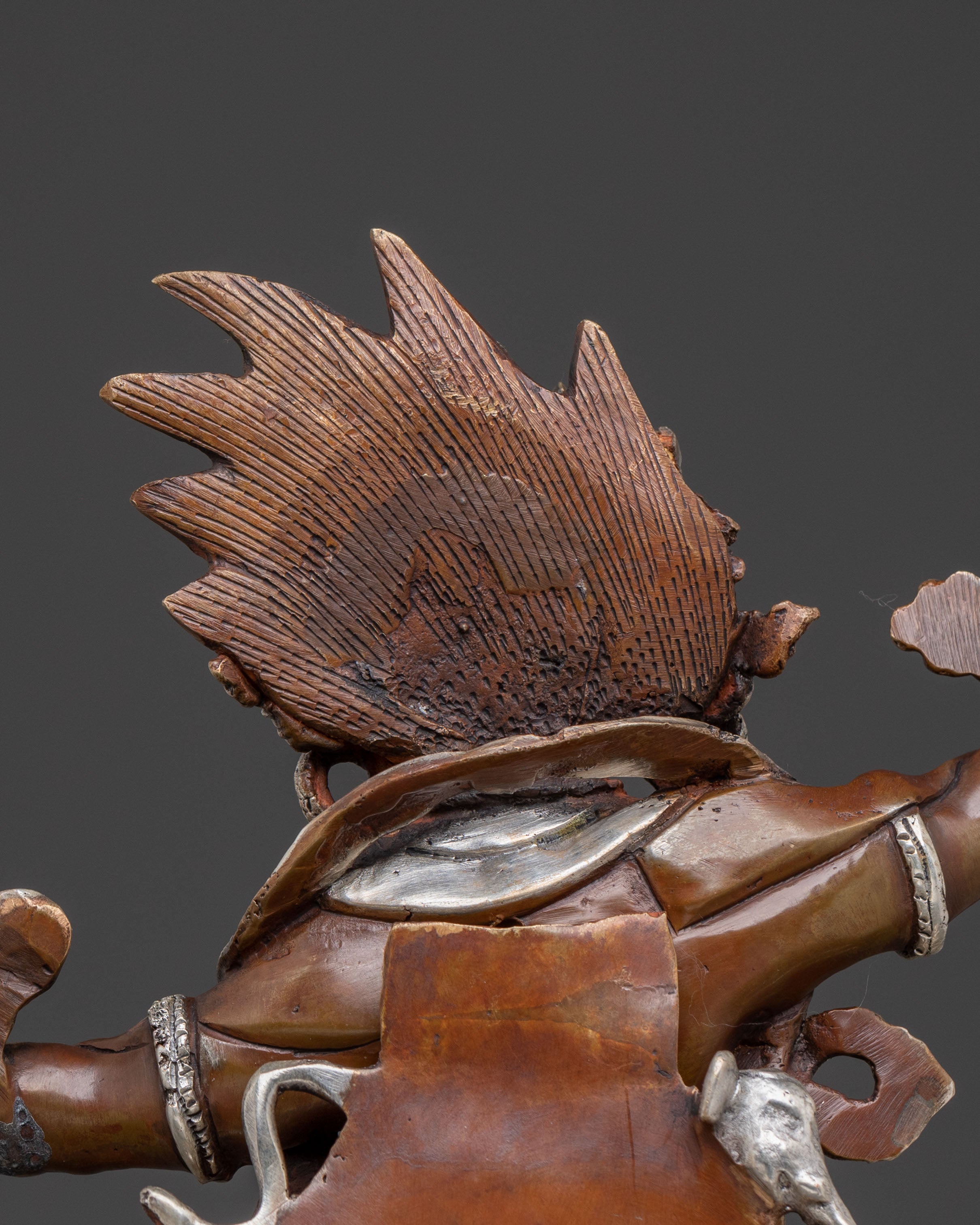 Dorje Gotrab Statue – Oxidized Copper Craft