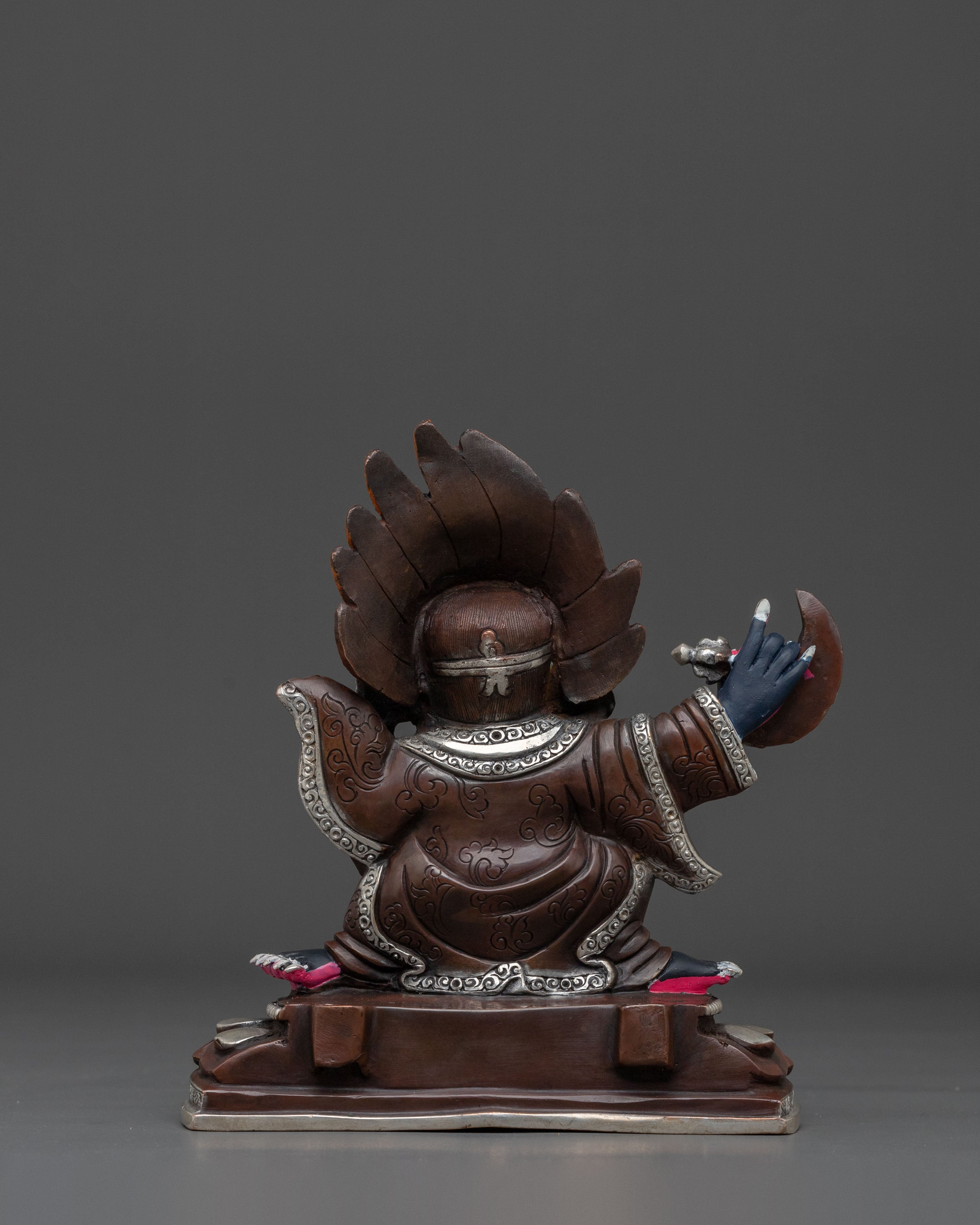 Nepalese Handmade Mahakala Bernakchen Statue