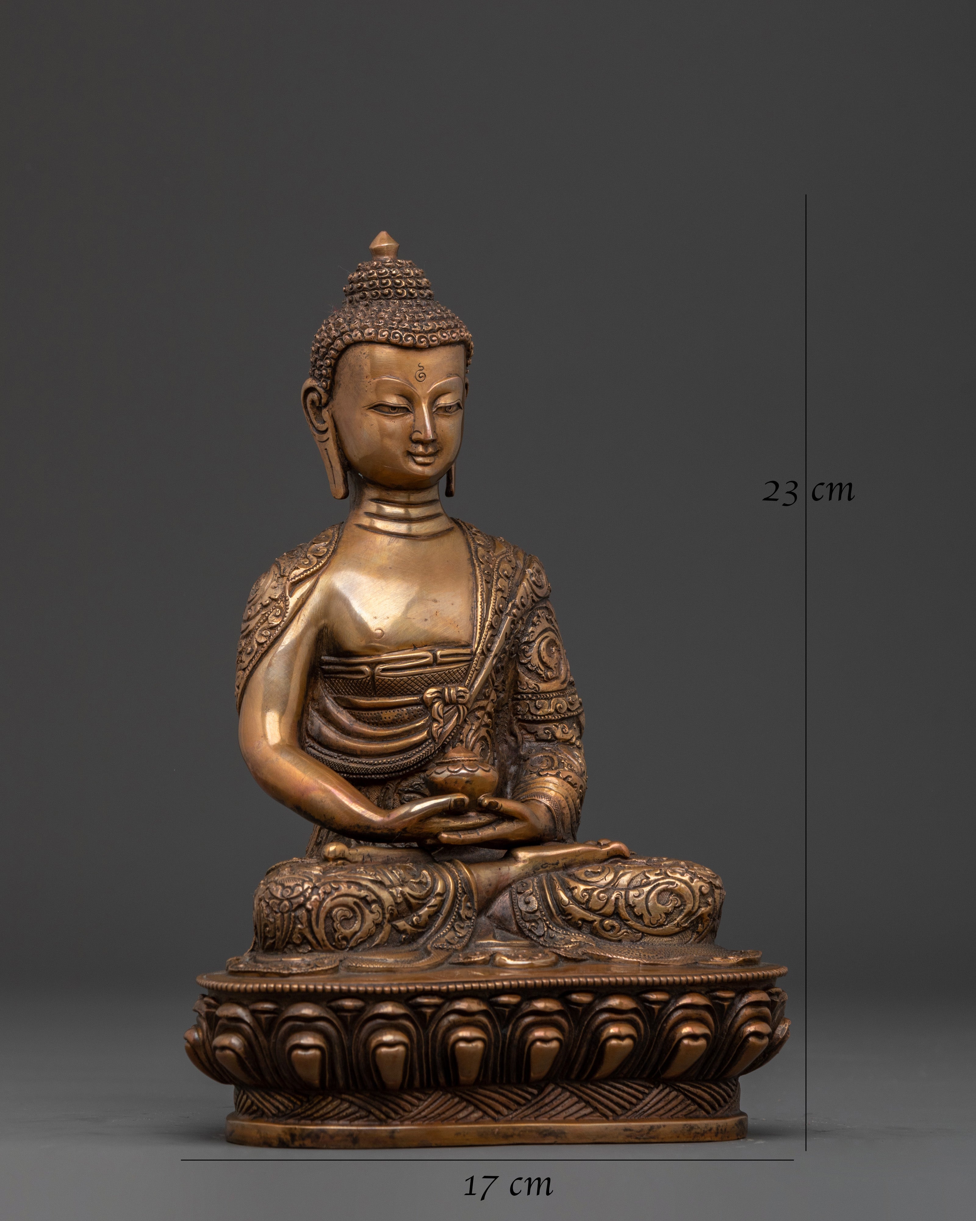Amitabha Buddha Copper Statue | Beacon of Salvation