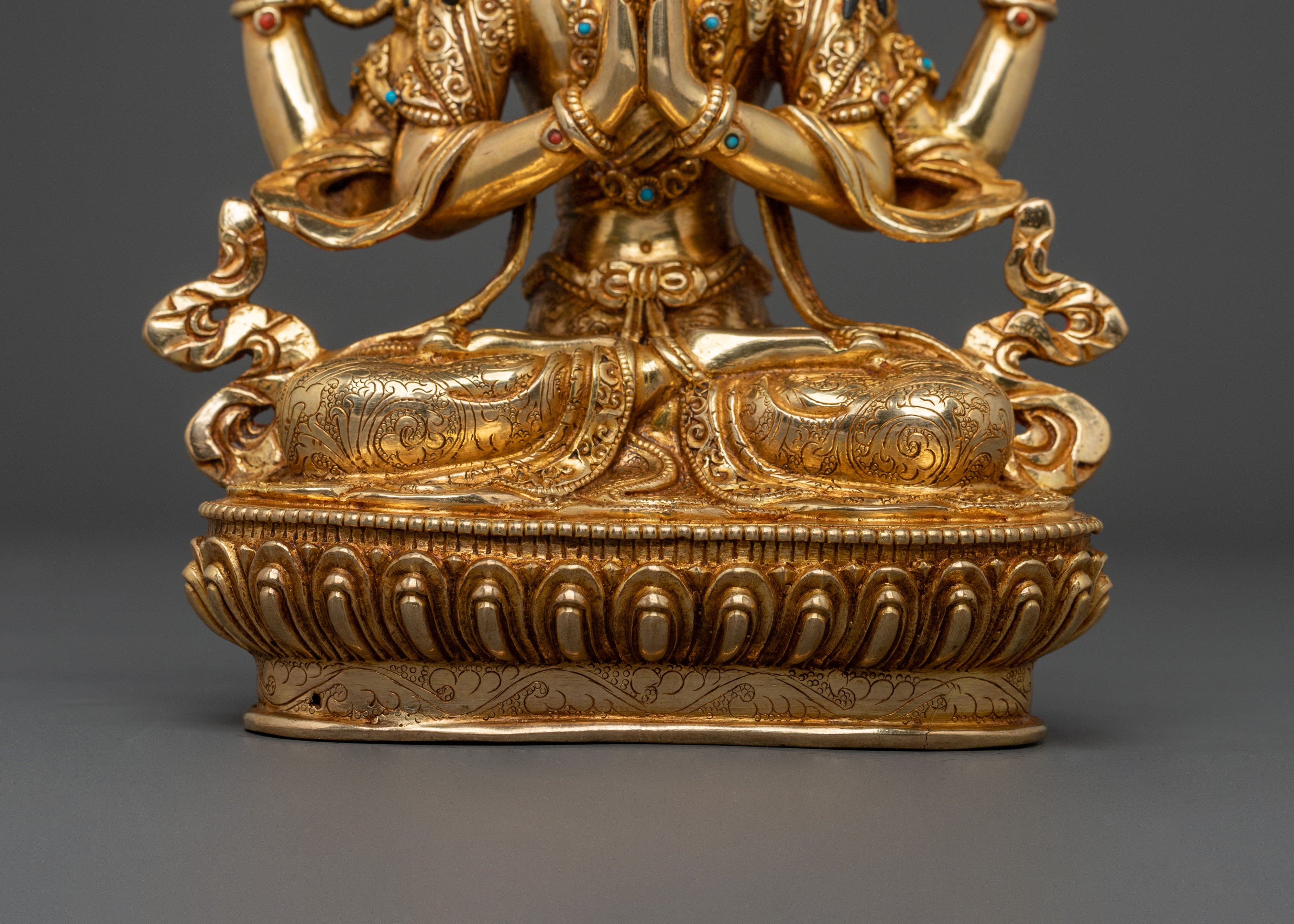 Avalokiteshvara Sculpture | Compassionate Bodhisattva