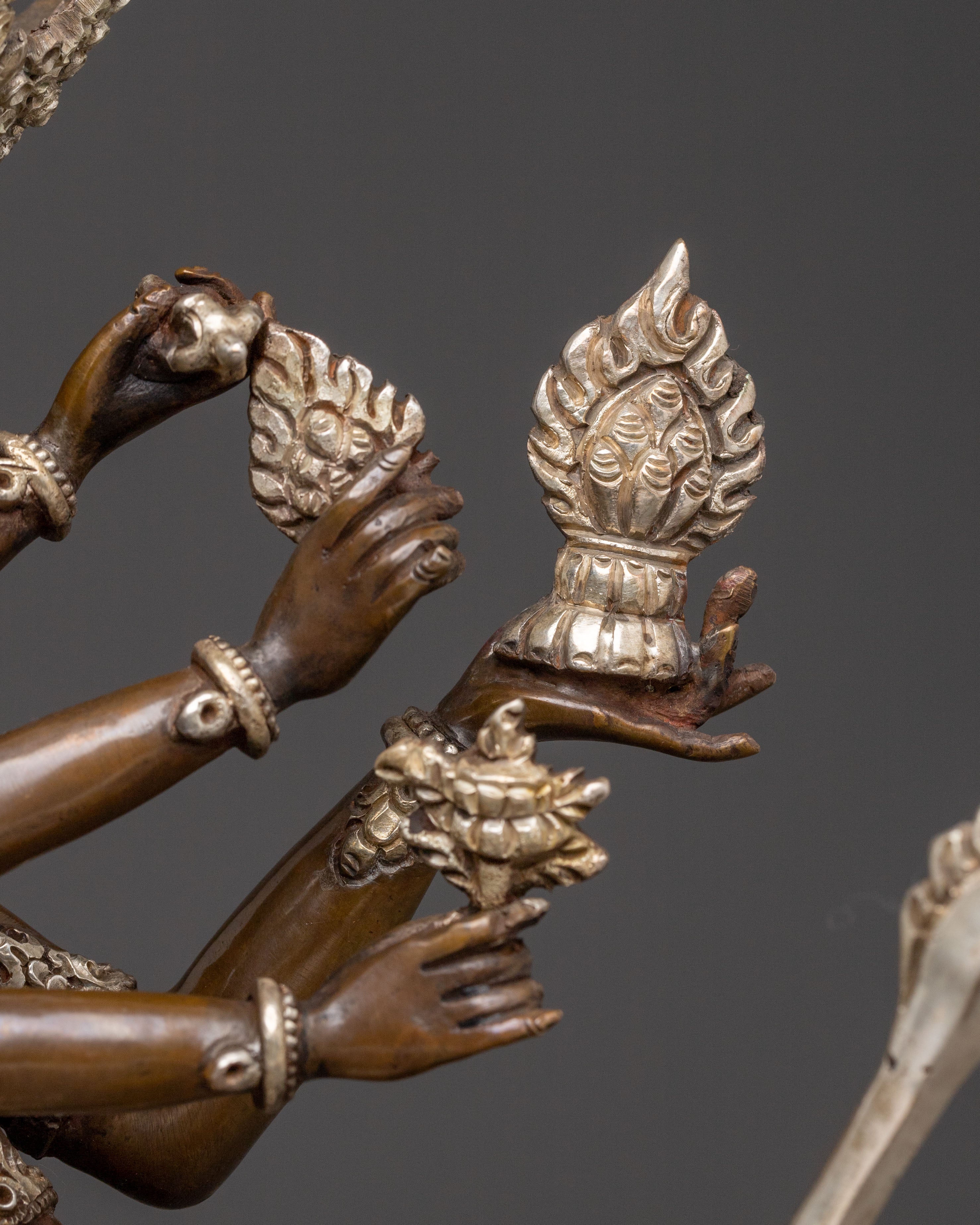 Guhyasamaja Sacred Statue – Oxidized Copper Masterpiece