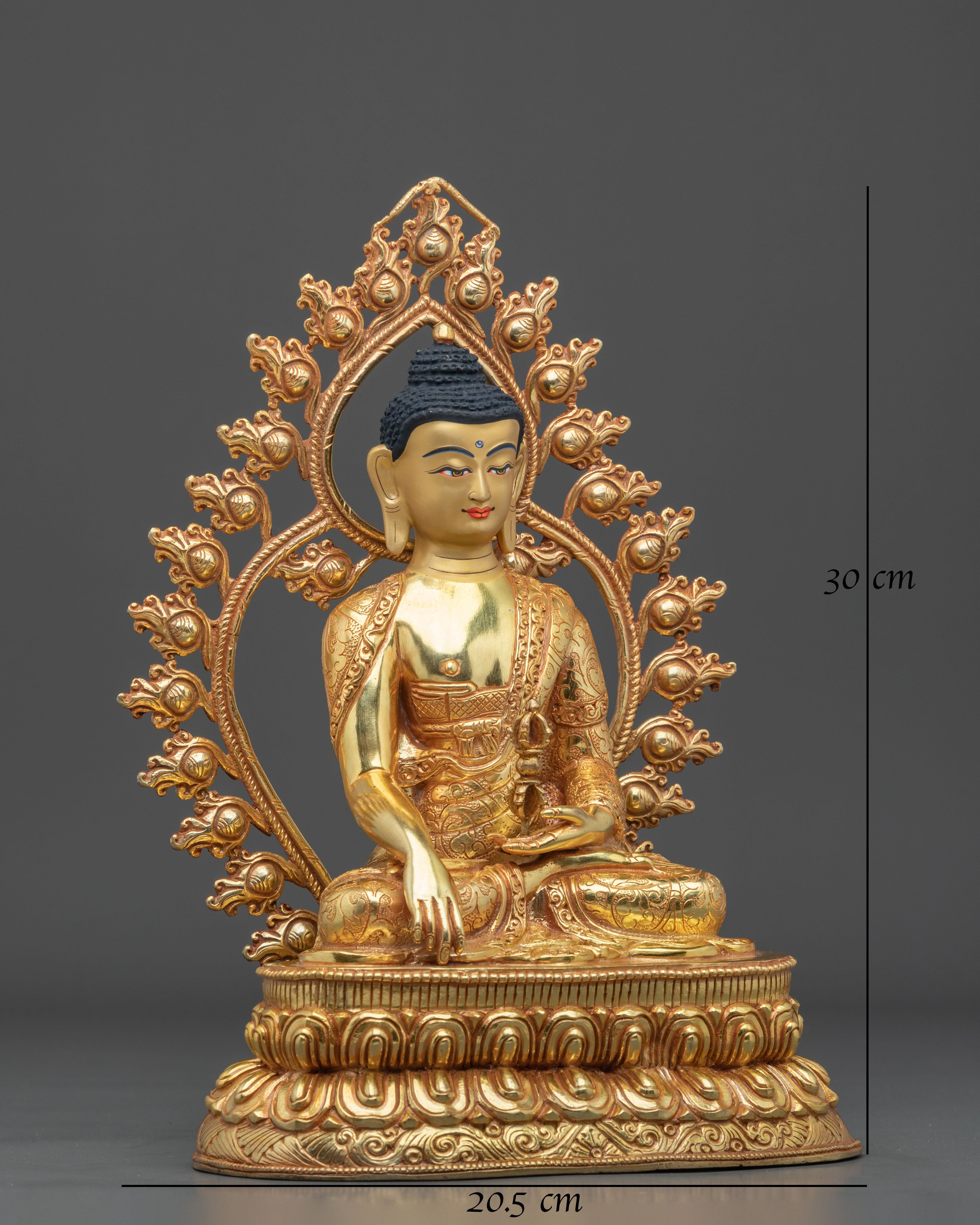 Mitrugpa Golden Figurine: Serene Radiance