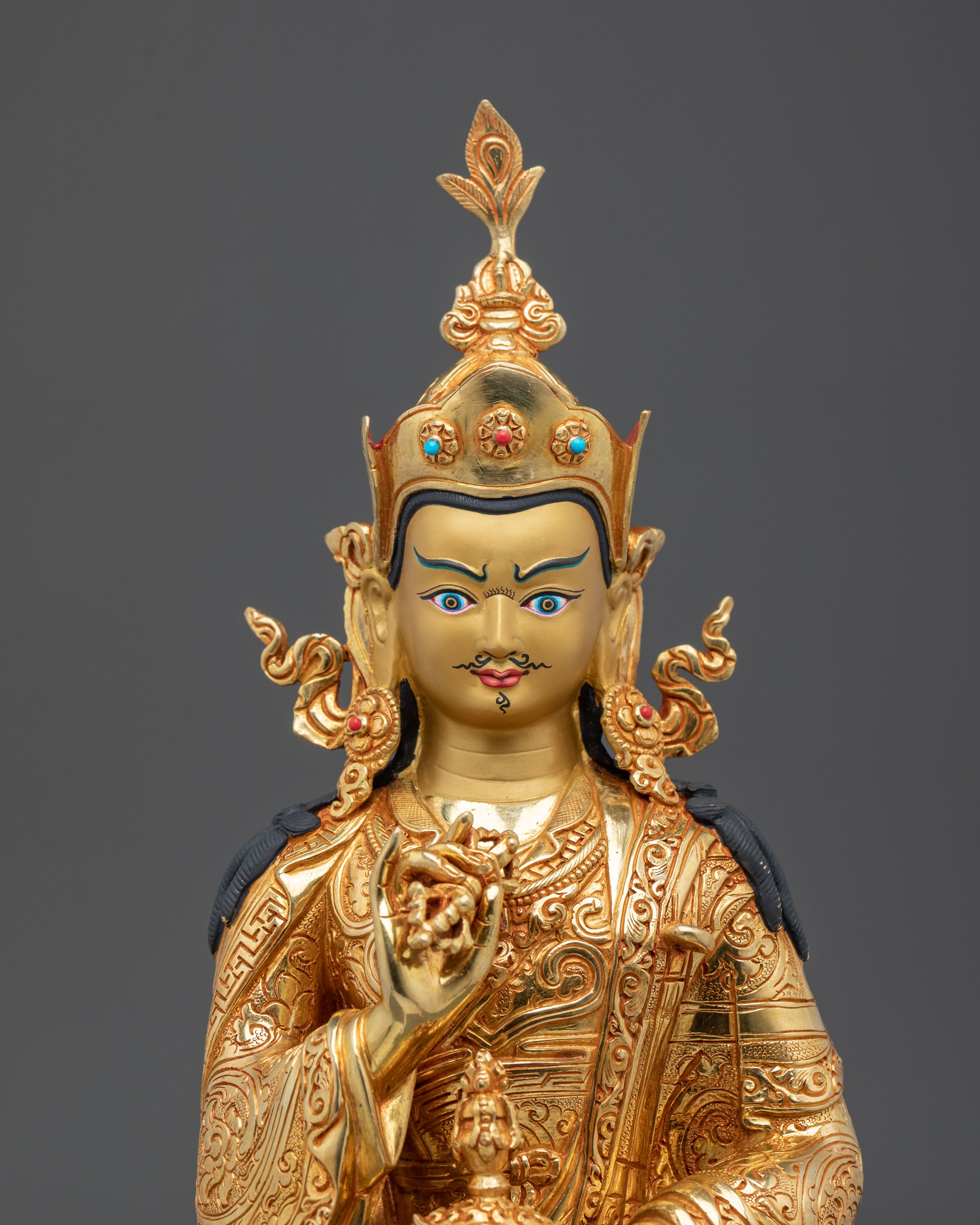 Padmasambhava Tsokye Dorje Form Statue: Buddhist Art