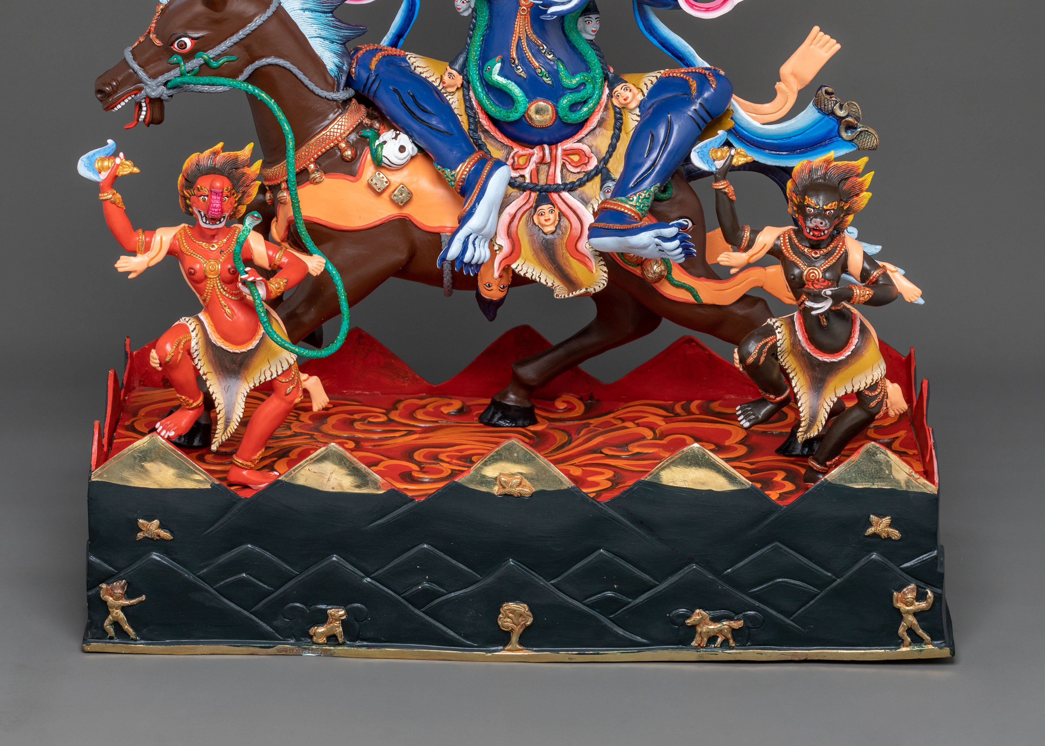Palden Lhamo Statue: Buddhist Protector of Wisdom & Courage
