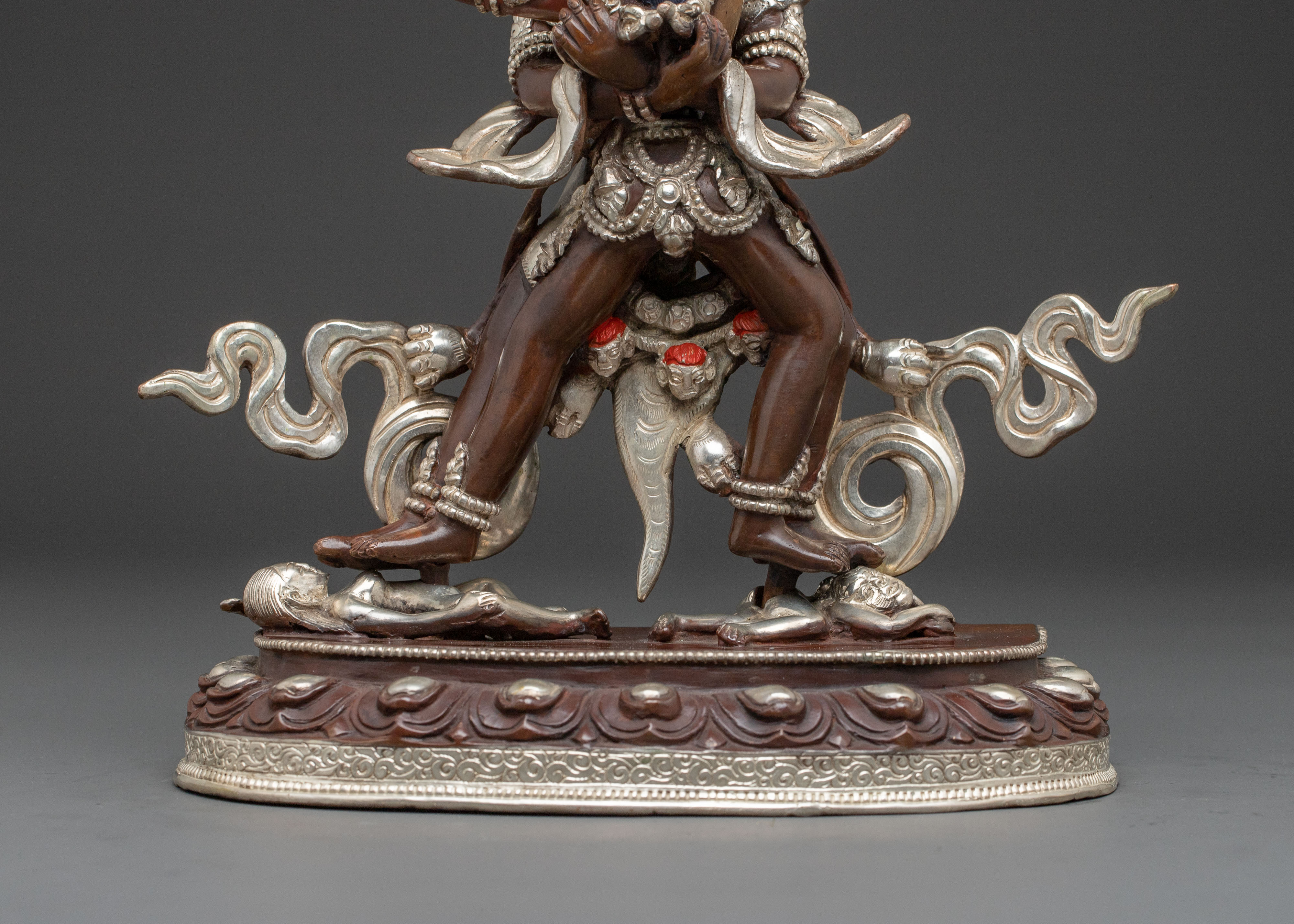 Kalachakra Tantric Deity Statue – Exquisite Gilded Copper