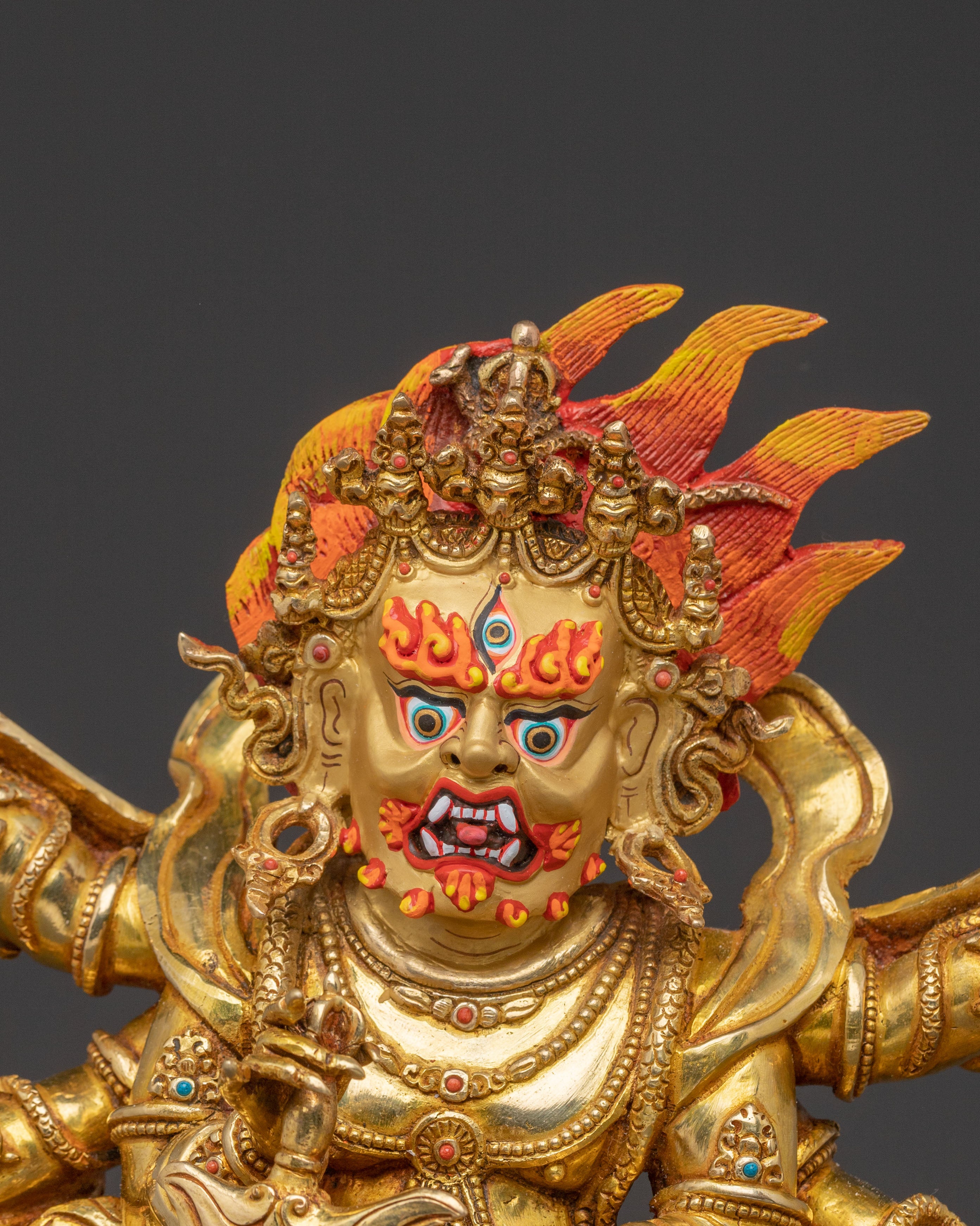 Protector Six Armed Mahakala Statue