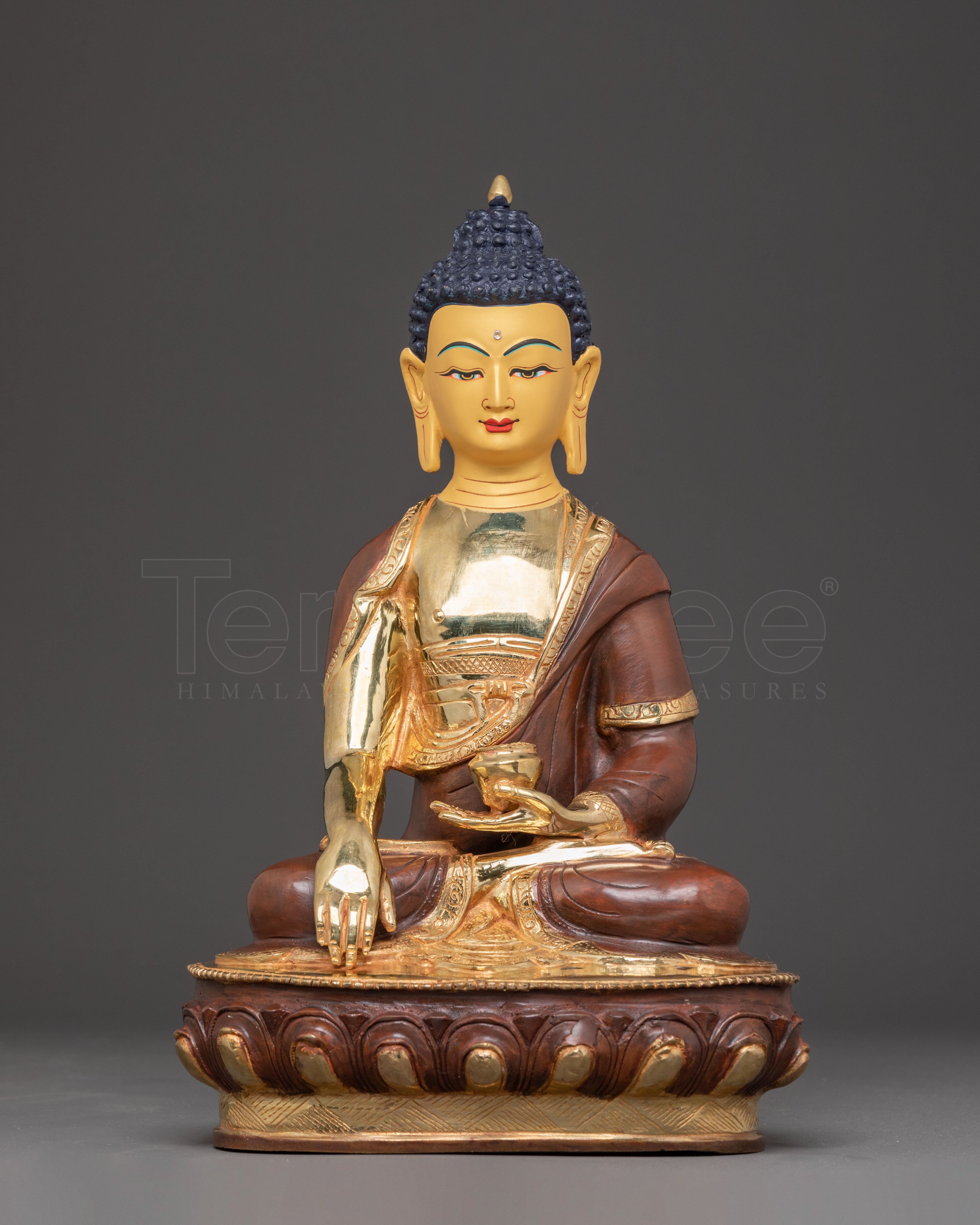 Buddha Shakyamuni Copper Handcrafted Statue | Enlightened Teacher