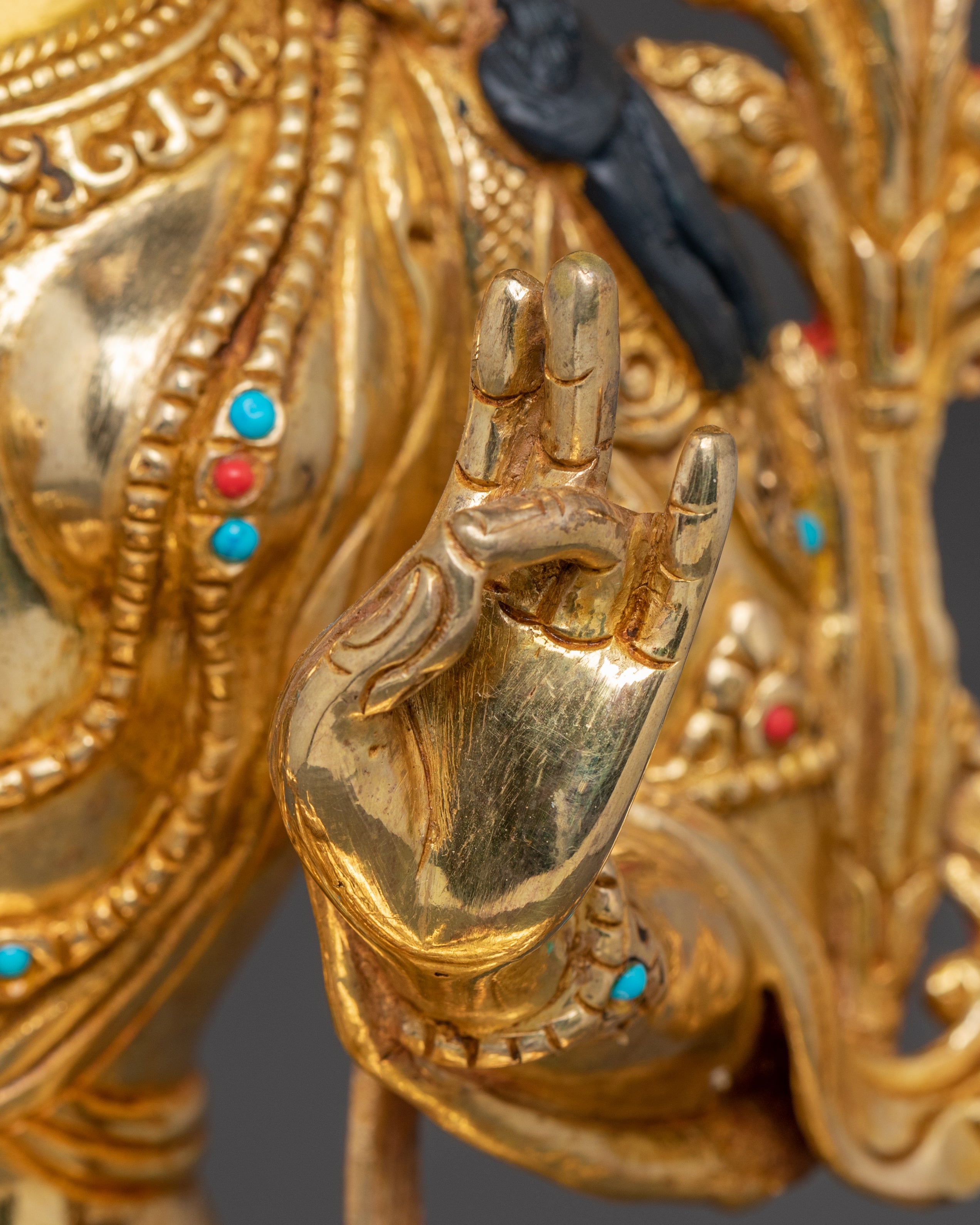 Green Tara Statue: Mother of Buddhas | Traditional Himalayan Sculpture