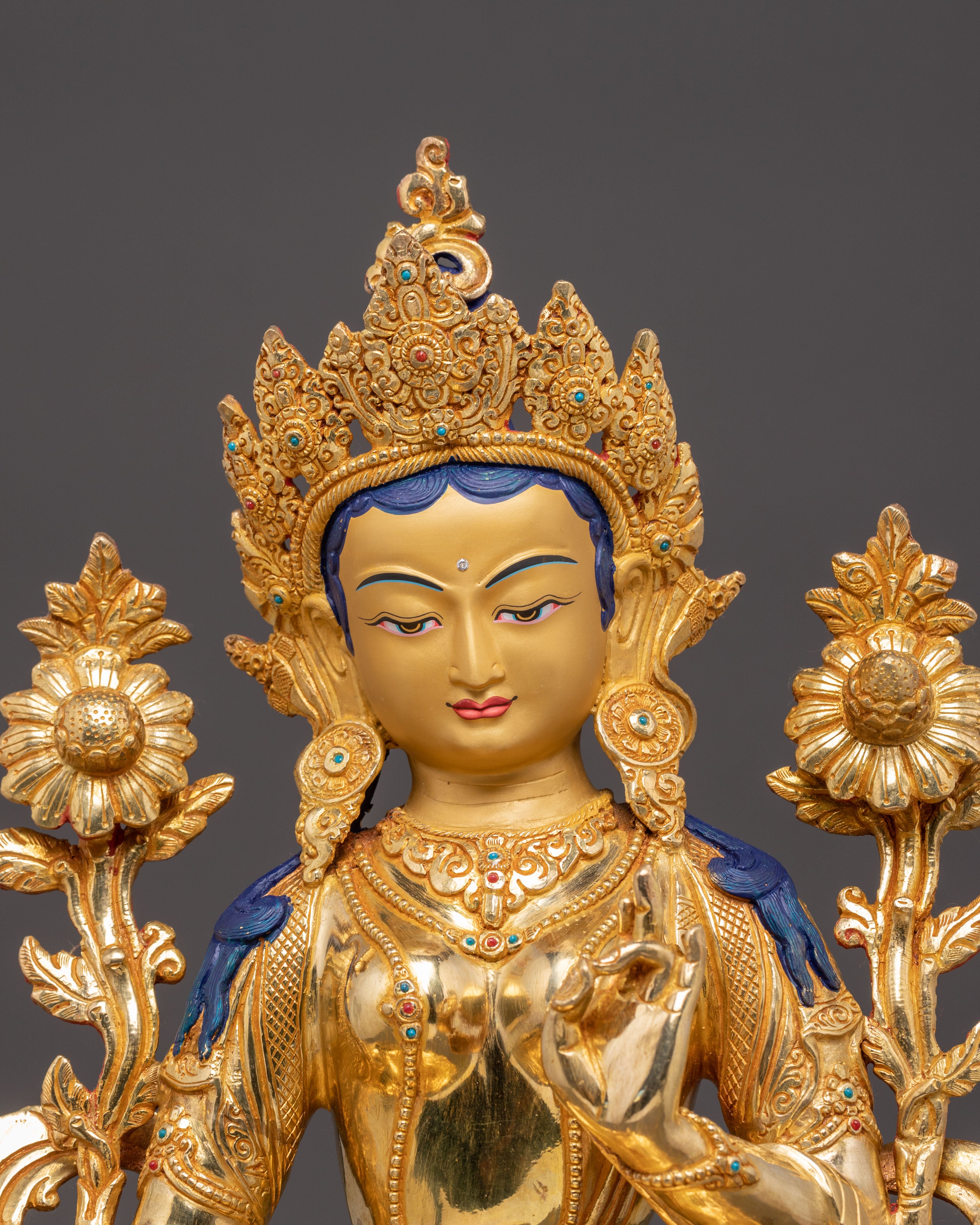 Statue of Handmade Mother Green Tara | Protector of Dharma
