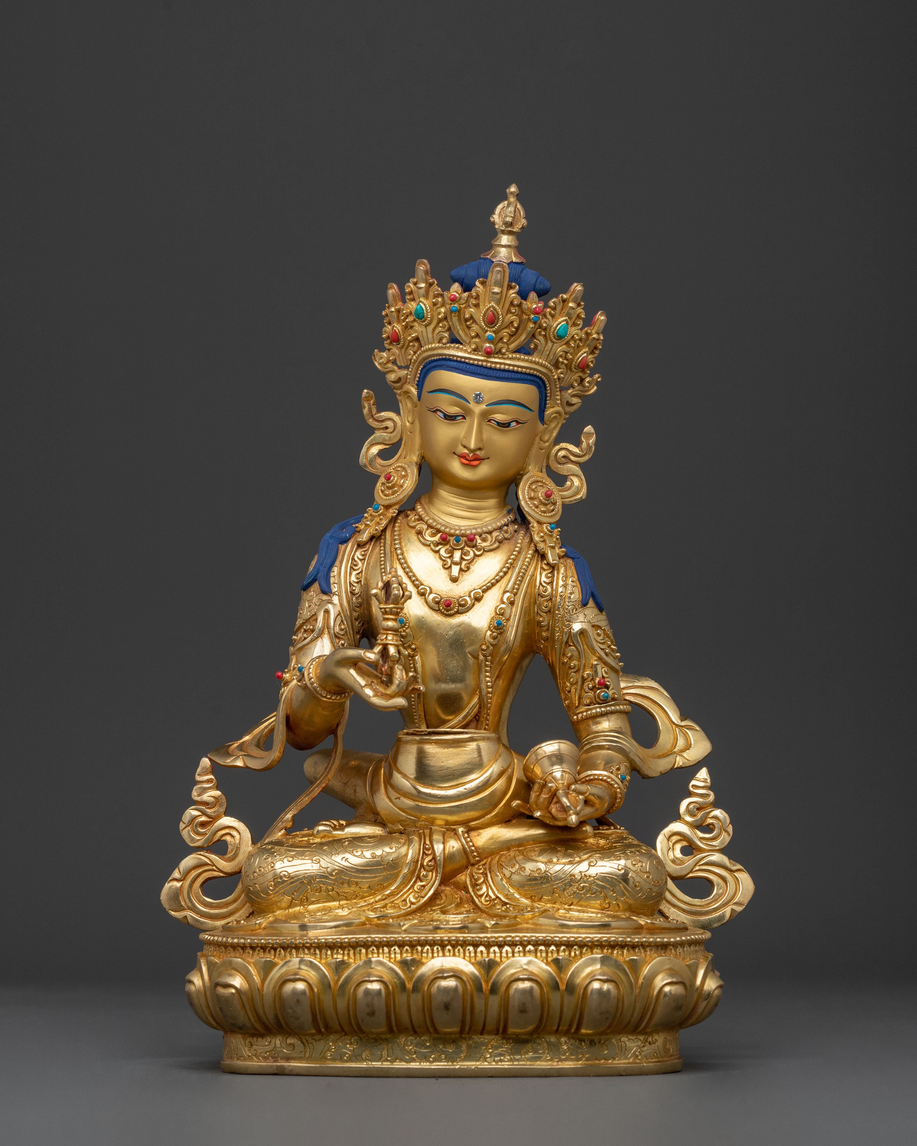 Vajrasattva Statue with Vajragarvi | Purity Figurine