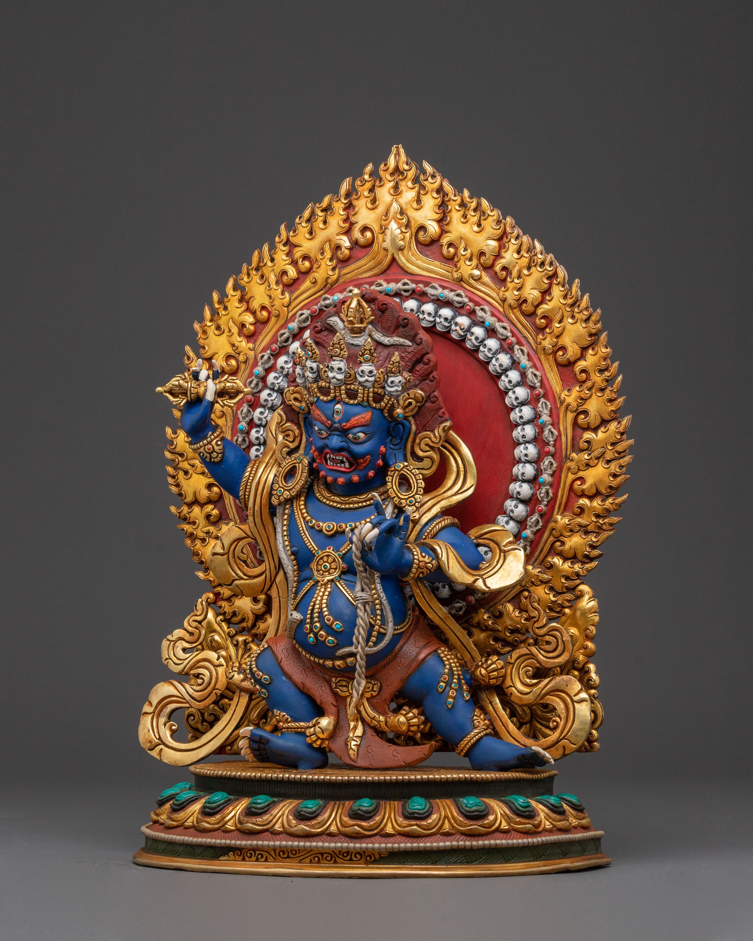 Vajrapani Statue for Meditation – Handcrafted Copper Art